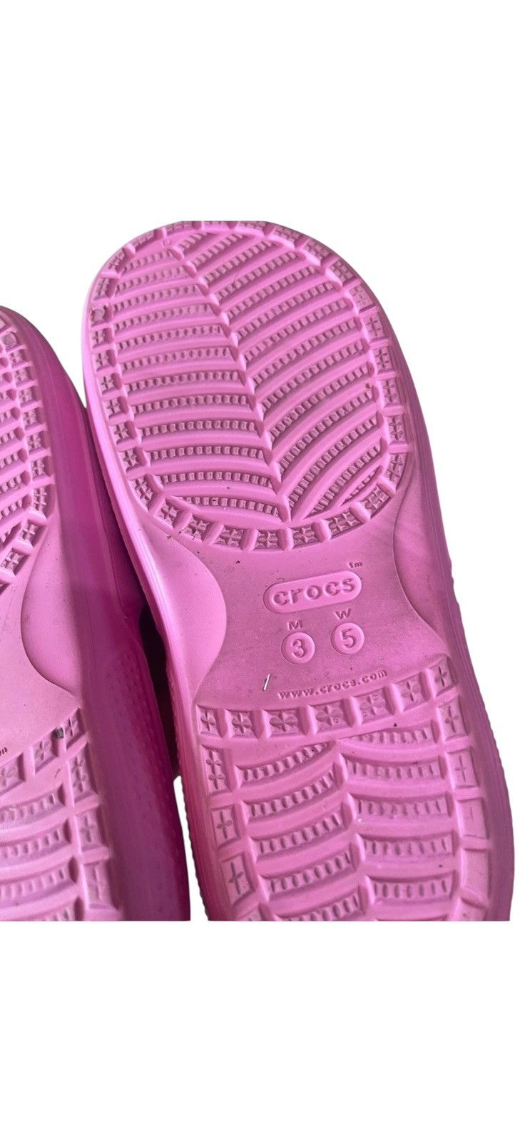 Crocs Crocs Women’s Size 5 Slip On Slides Pink Size US 5 / IT 35 - 7 Thumbnail