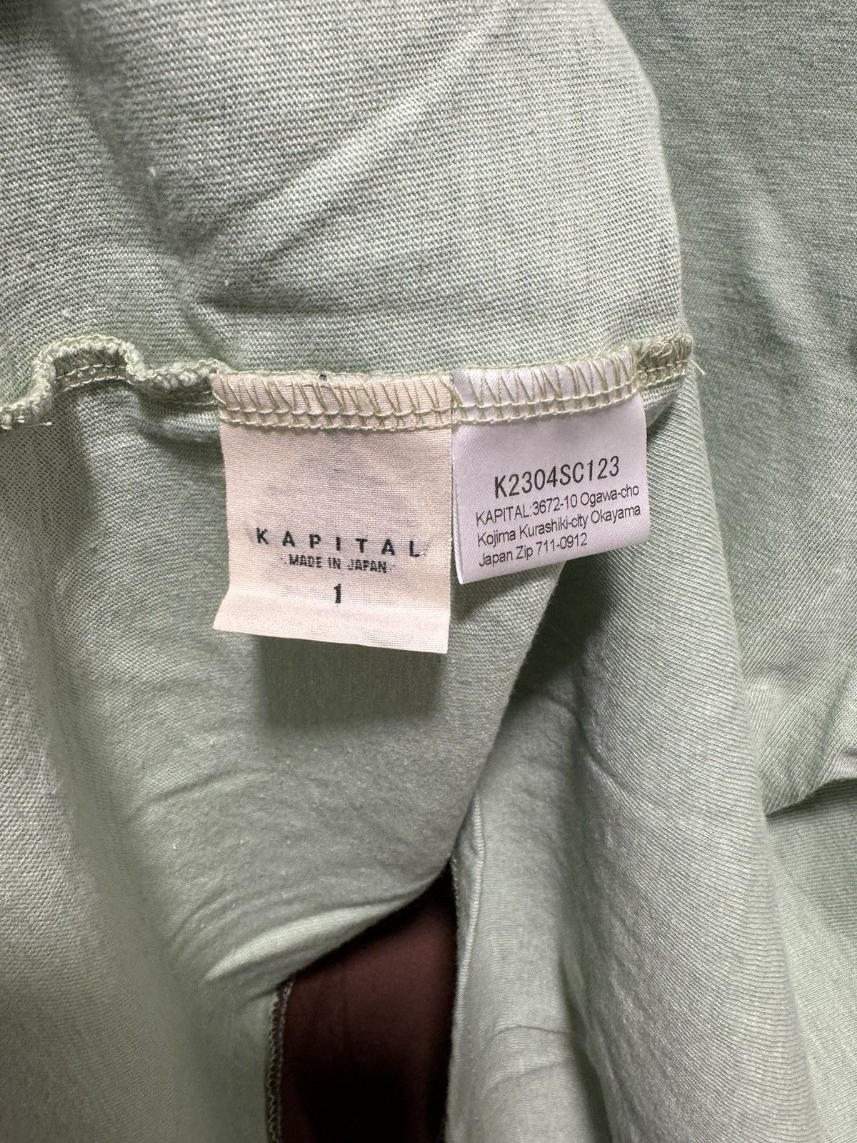 Kapital Kapital Jersey KAZE Polo - Mint Size US S / EU 44-46 / 1 - 4 Thumbnail