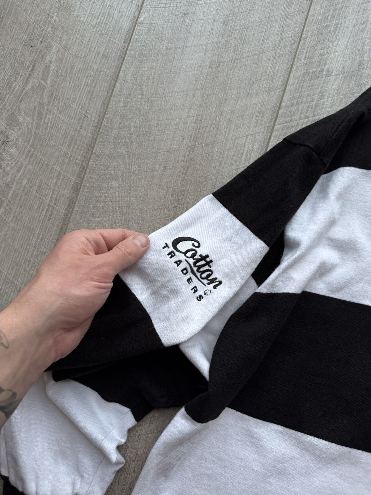 Cotton Traders BARBARIANS FC COTTON TRADERS 1990'S RUGBY UNION SHIRT Size US XL / EU 56 / 4 - 3 Thumbnail