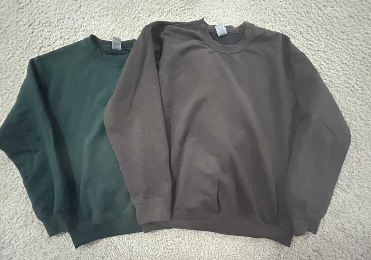 Gildan Gildan heavy blend blank green and brown bundle small-med Size US M / EU 48-50 / 2 - 1 Thumbnail
