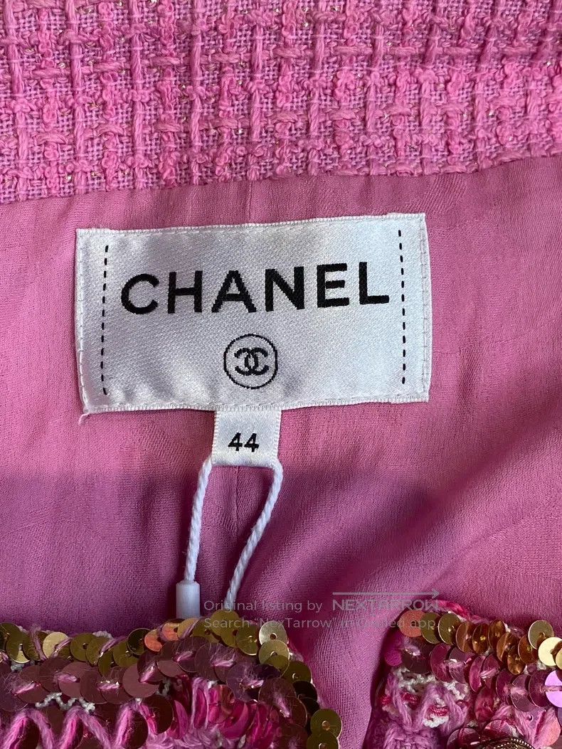 Chanel Chanel 22-year-old spring and summer rose-red dress Size M / US 6-8 / IT 42-44 - 3 Thumbnail