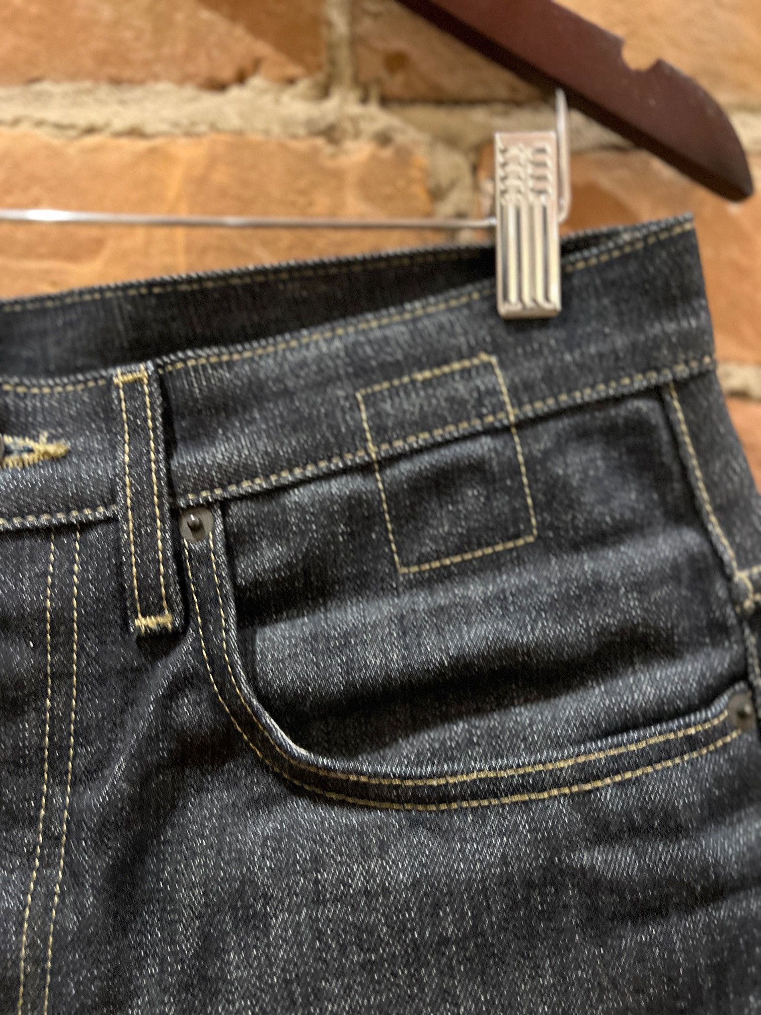 Rick Owens Drkshdw Rick Owens DRKSHDW Collapse Cut Raw Cone Mills Denim Size US 32 / EU 48 - 4 Thumbnail