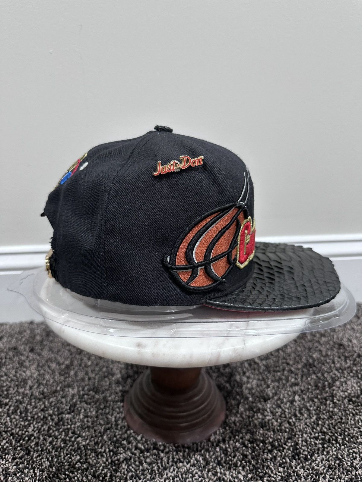 Just Don × Mitchell & Ness × Rsvp Gallery Just Don x Mitchell & Ness NBA Chicago Bulls ‘96 Black Hat Size ONE SIZE - 2 Thumbnail