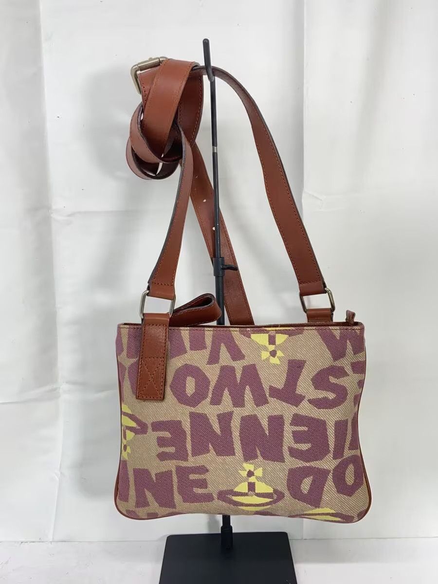 Vivienne Westwood Orb Canvas Shoulder Bag Size ONE SIZE - 3 Thumbnail