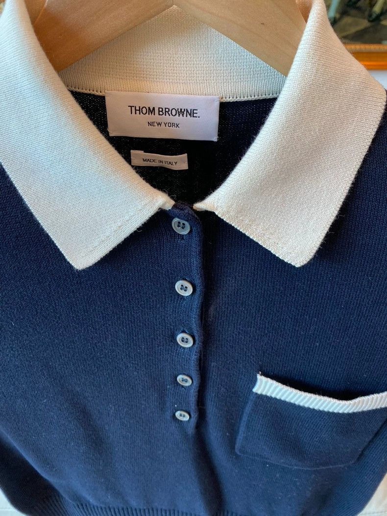 Thom Browne Thom browne Knitted short sleeves 2504-Nextarrow Size S / US 4 / IT 40 - 2 Thumbnail