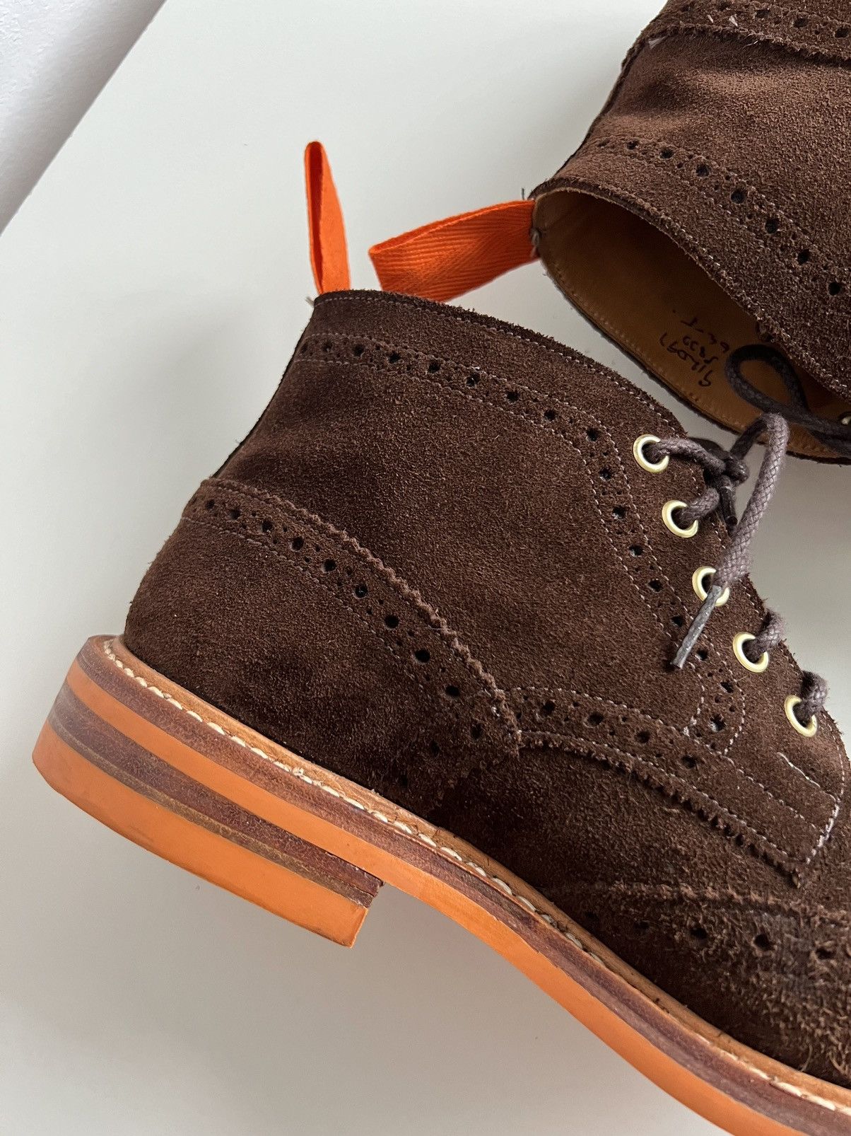 Crockett & Jones × John Lobb × Tricker's 🇬🇧Trickers Stow County Suede Boots Size US 7 / EU 40 - 11 Thumbnail