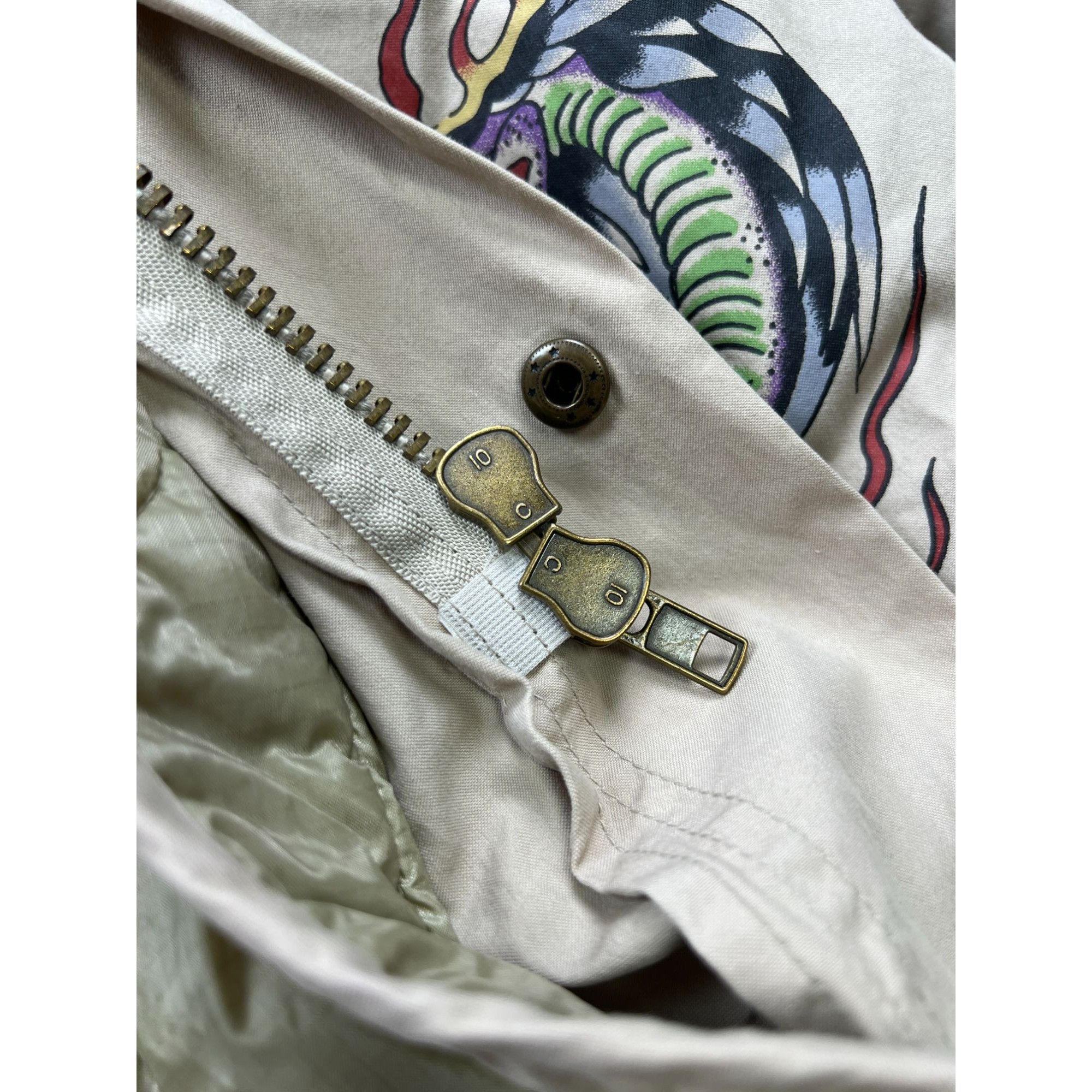 Ed Hardy Ed Hardy Military Lined Tattoo Parka (Y0944) Size US XL / EU 56 / 4 - 7 Thumbnail