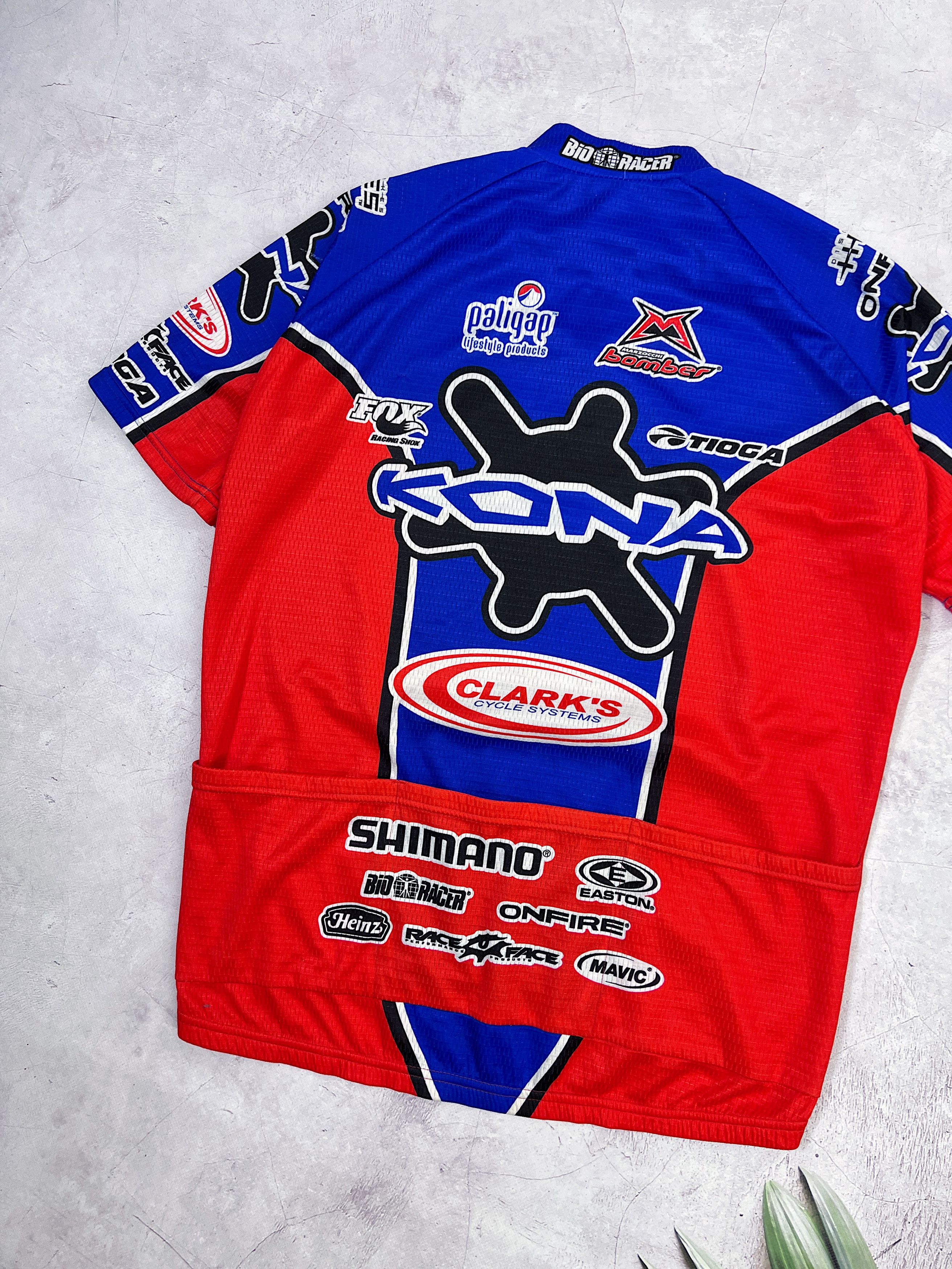 Sports Specialties × Vintage Vintage Kona Bio Racer Cycling Jersey Shimano Size US L / EU 52-54 / 3 - 13 Thumbnail