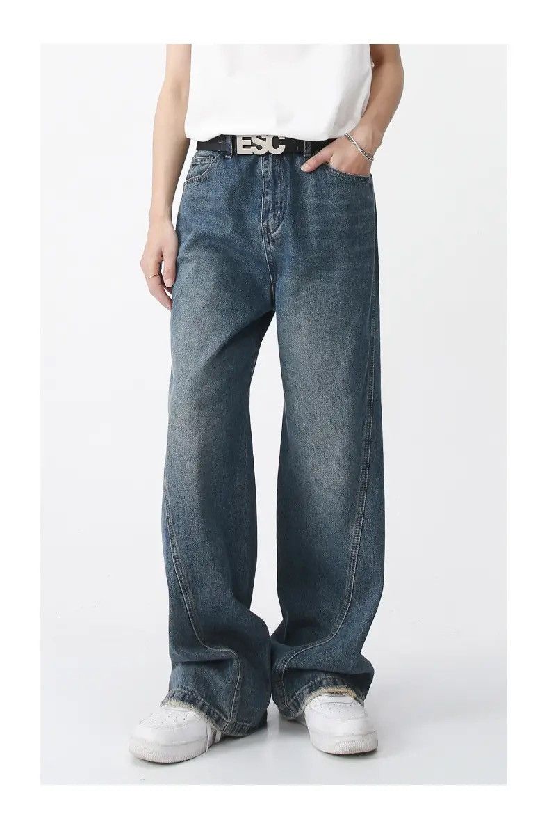 Jean × Vintage Y2K Vintage Wide Leg Jeans Japanese brand style Size US 34 / EU 50 - 1 Thumbnail