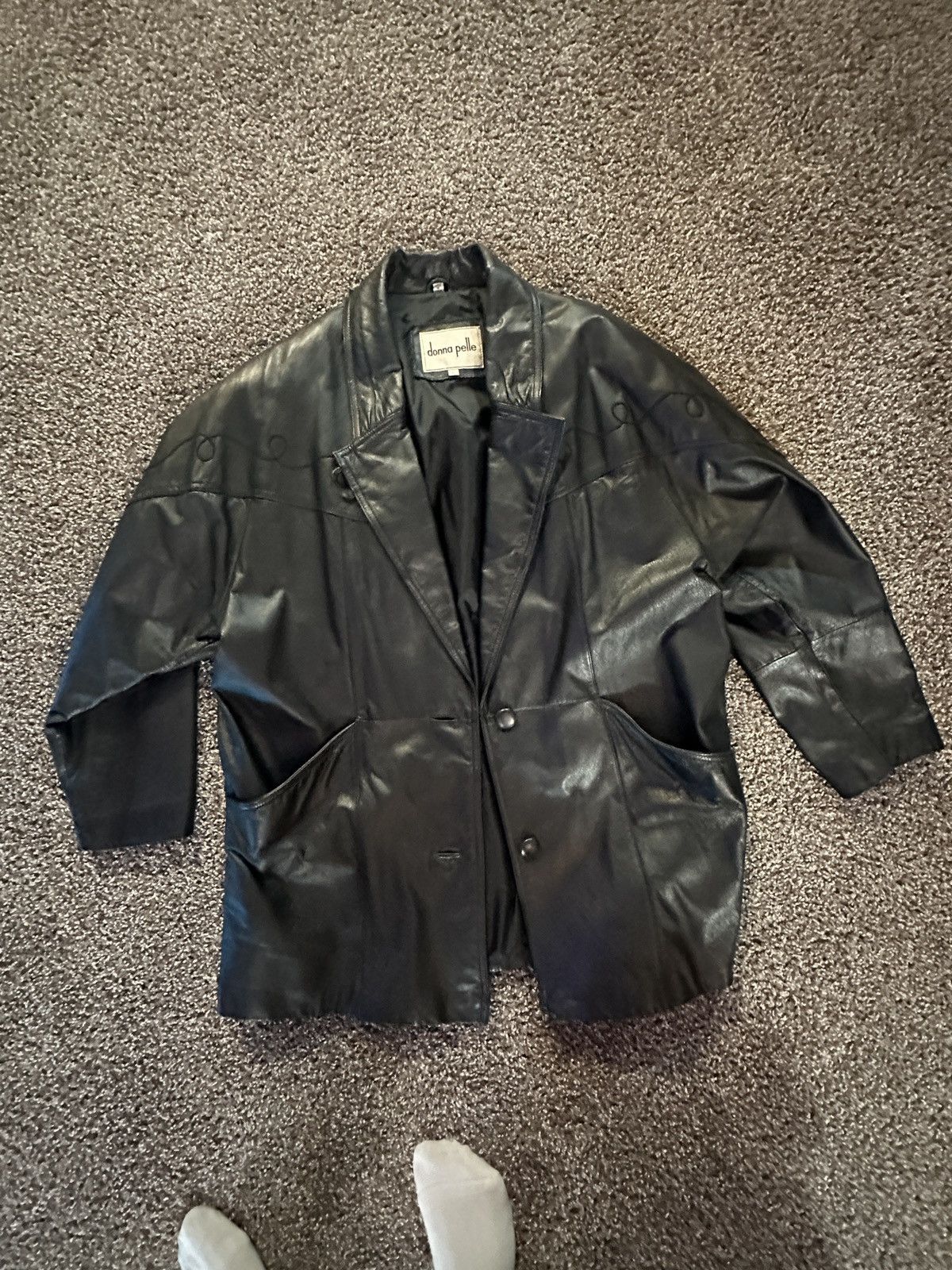 Vintage Vintage leather jacket Size US L / EU 52-54 / 3 - 2 Thumbnail