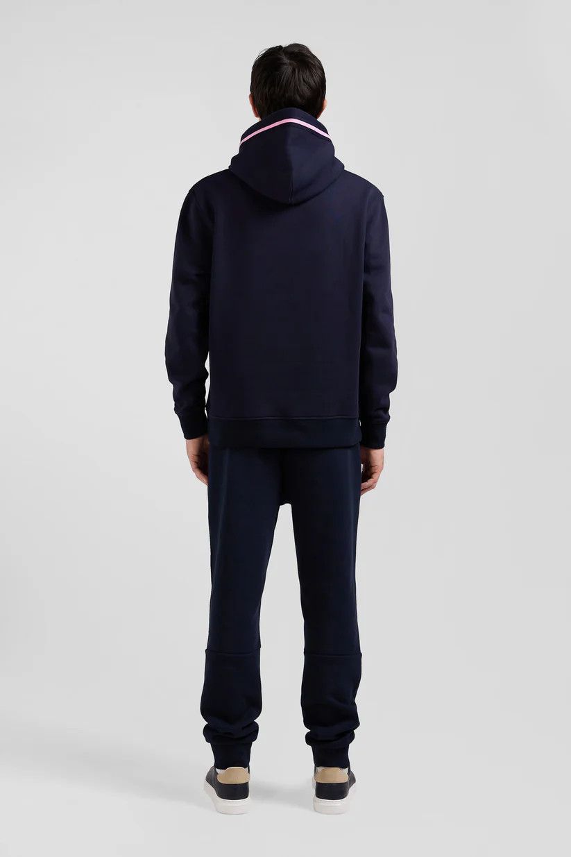 Eden Park o1s22i1n1024 Quilted Logo Hoodie in Blue Size US L / EU 52-54 / 3 - 5 Thumbnail