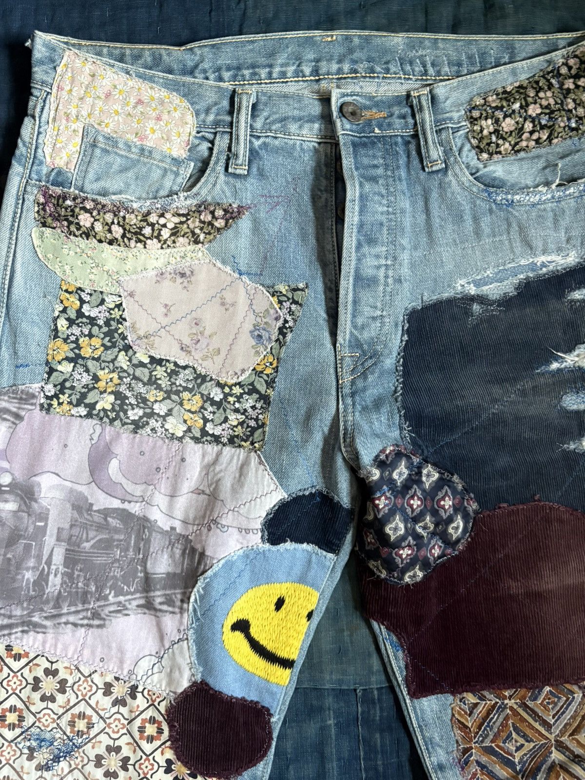 Kapital Kountry kapital clutch smile flare star hippie patchwork kountry Size US 34 / EU 50 - 3 Thumbnail