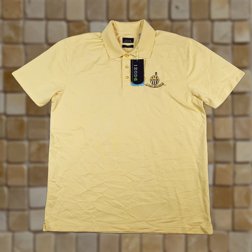 Izod VINTAGE Naval Air Station Military Polo Men's Size L Breathable Wicking Collared Shirt Size US L / EU 52-54 / 3 - 1 Thumbnail