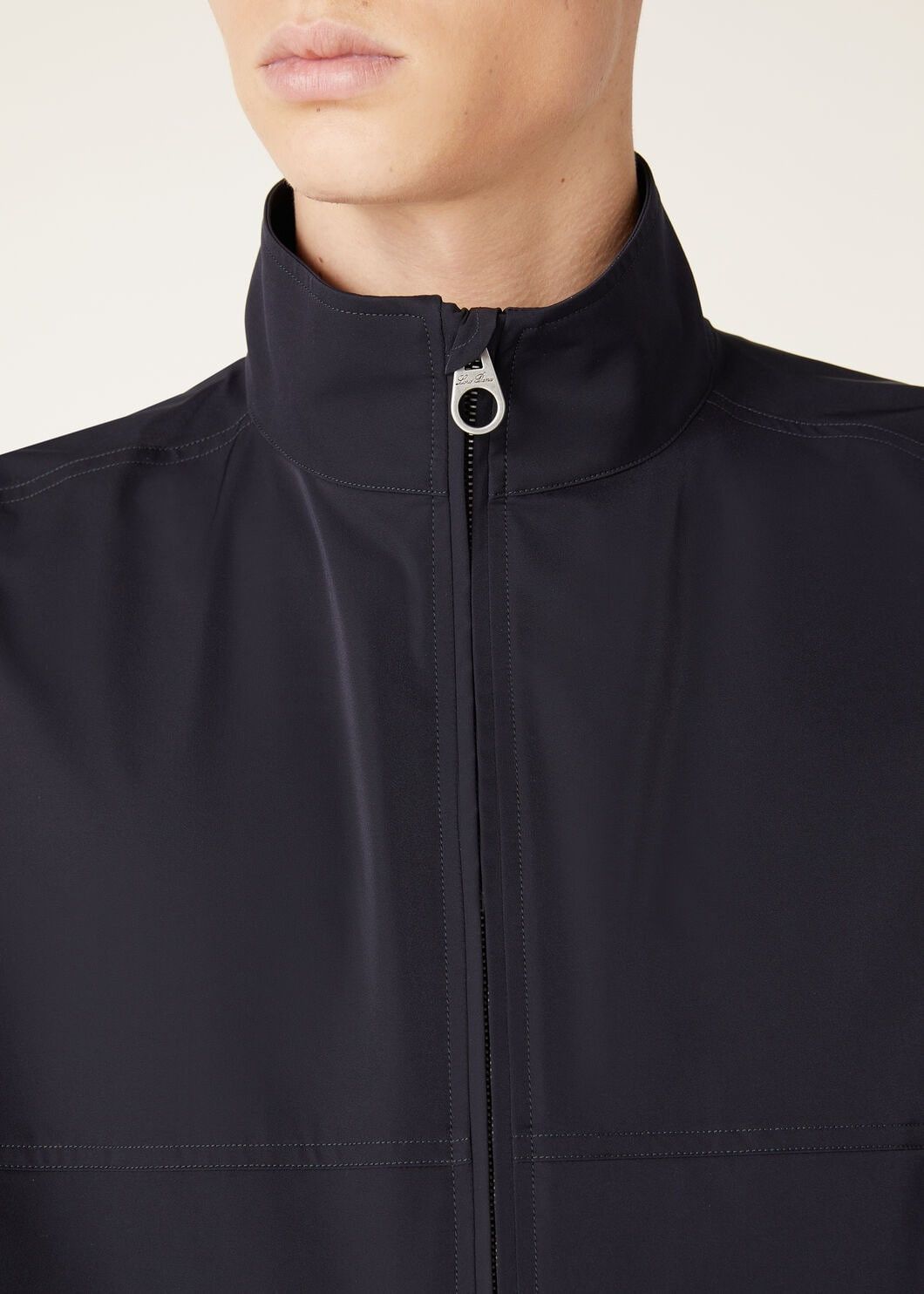 Loro Piana o1w1db10725 FAO4840 Keit Bomber Jacket in Navy Blue Size US S / EU 44-46 / 1 - 3 Thumbnail