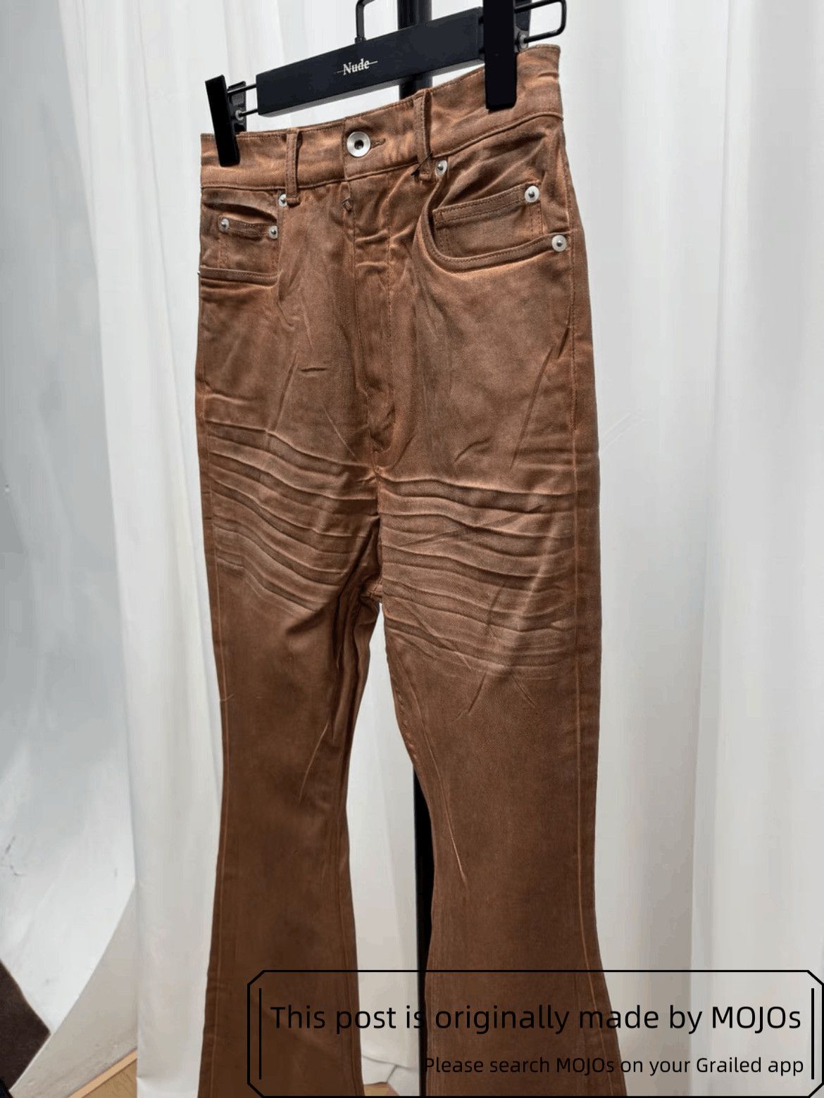 Rick Owens Rick Owens Mud Wash Bell Bottom Denim mojos 2354 Size US 28 / EU 44 - 4 Thumbnail