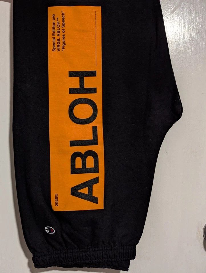 (B).Stroy Virgil Abloh X BSTROY x HIGH 2019 Sweatpants XXL RARE Size US 40 / EU 56 - 7 Thumbnail