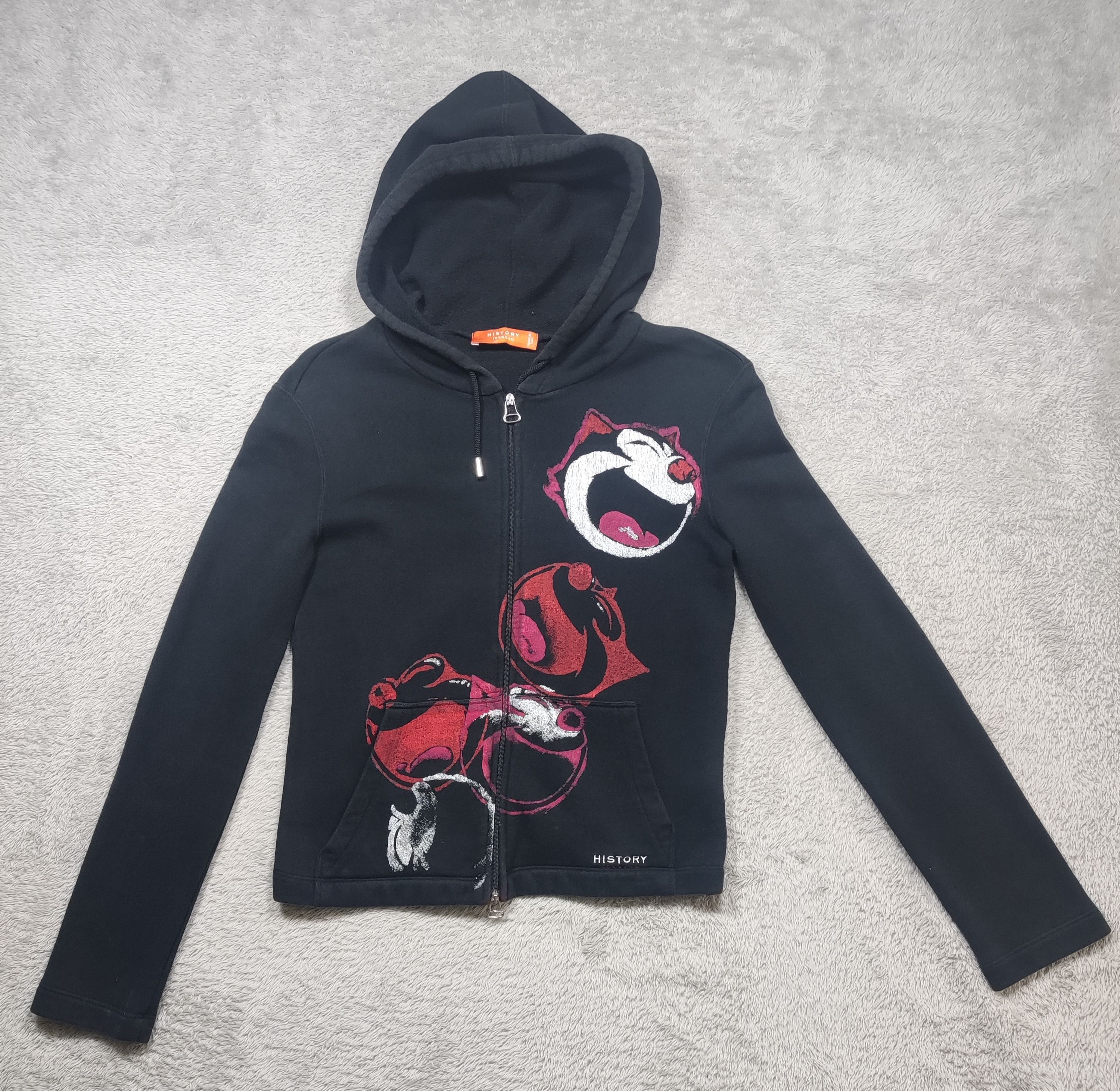Iceberg Streetwear Y2K Iceberg History Felix The Cat Luxury Hoodie Size S / US 4 / IT 40 - 1 Thumbnail