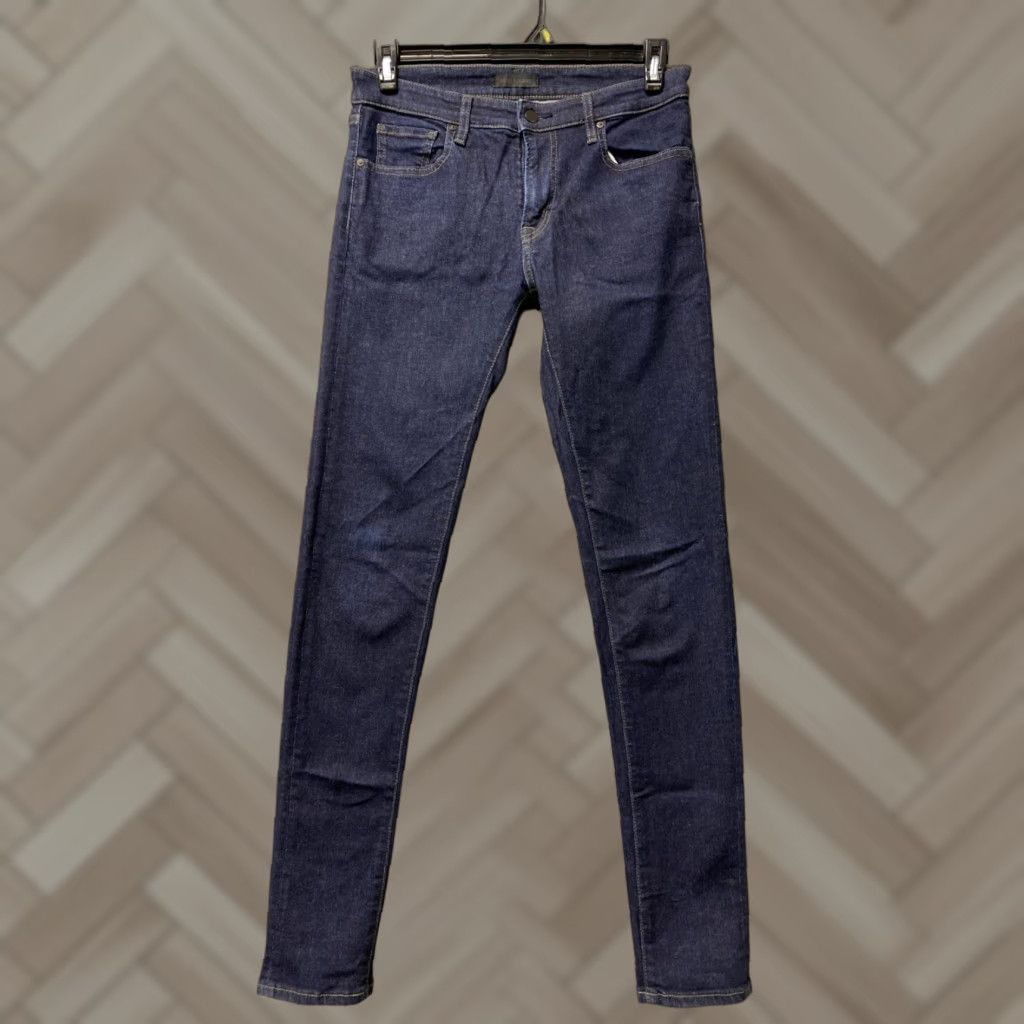 Uniqlo Uniqlo UJ Jeans Mens 30x34 Slim Straight Denim Blue Cotton Blend Mens Size US 30 / EU 46 - 1 Thumbnail