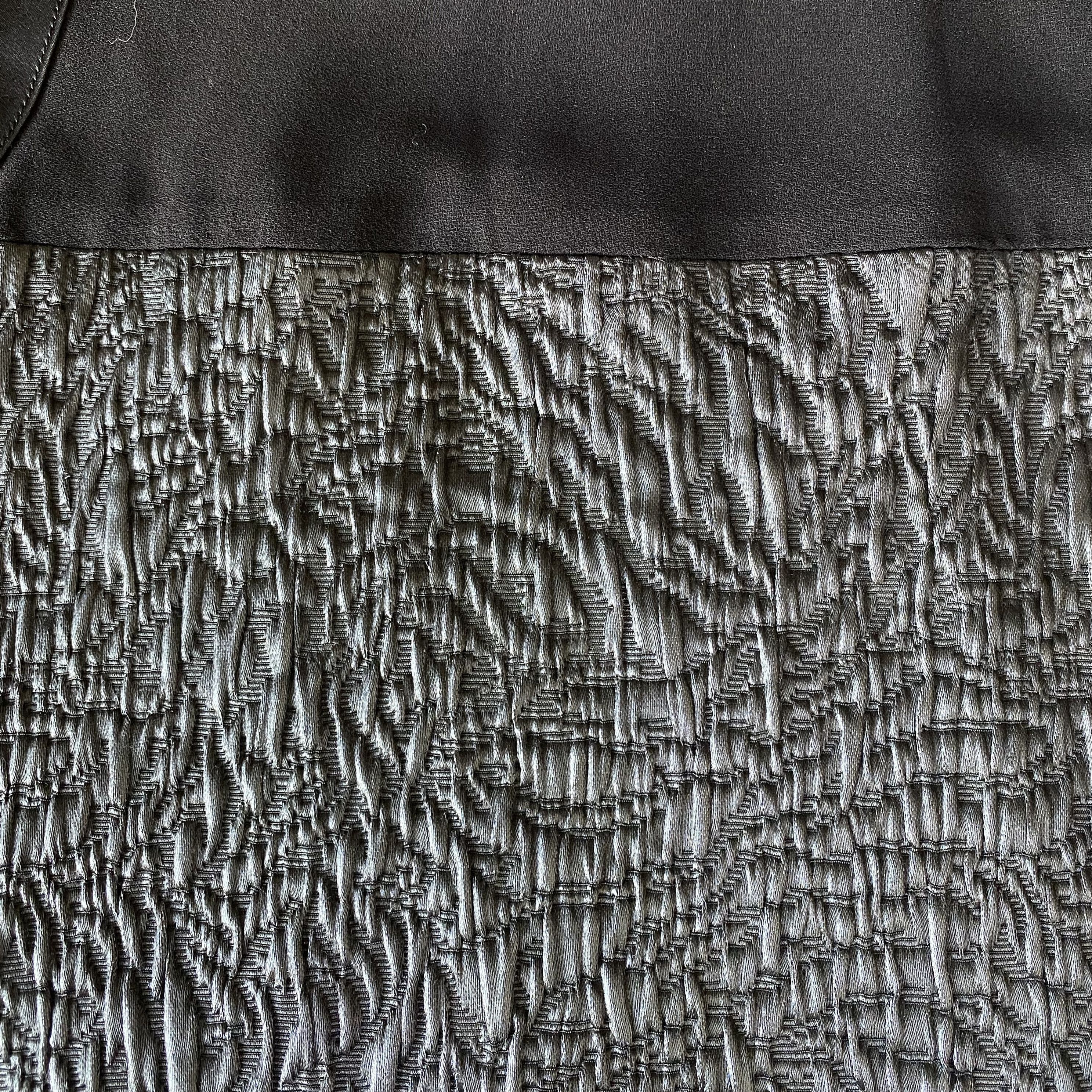 Tsumori Chisato Black Bird Pockets Jacquard Shift Dress Size M / US 6-8 / IT 42-44 - 8 Thumbnail