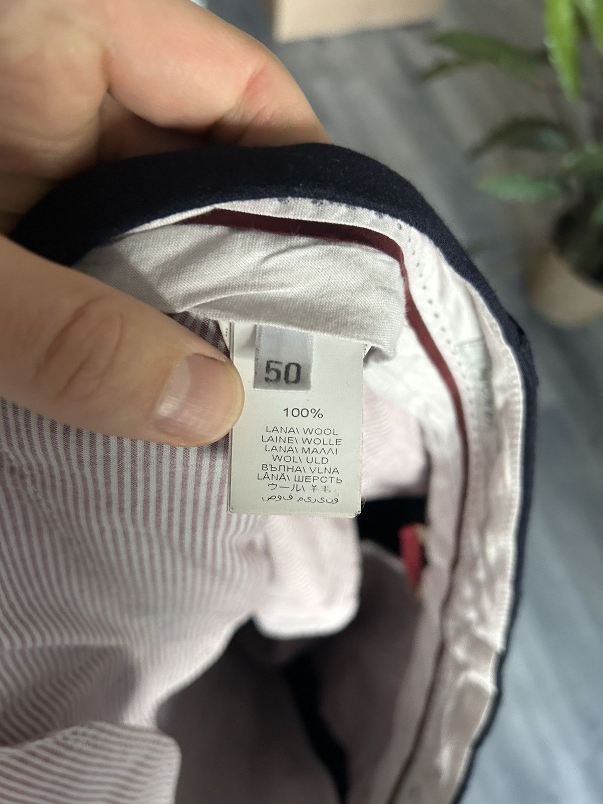 Brunello Cucinelli Brunello Cucinelli Navy Wool Cargo Trousers Size US 34 / EU 50 - 13 Thumbnail