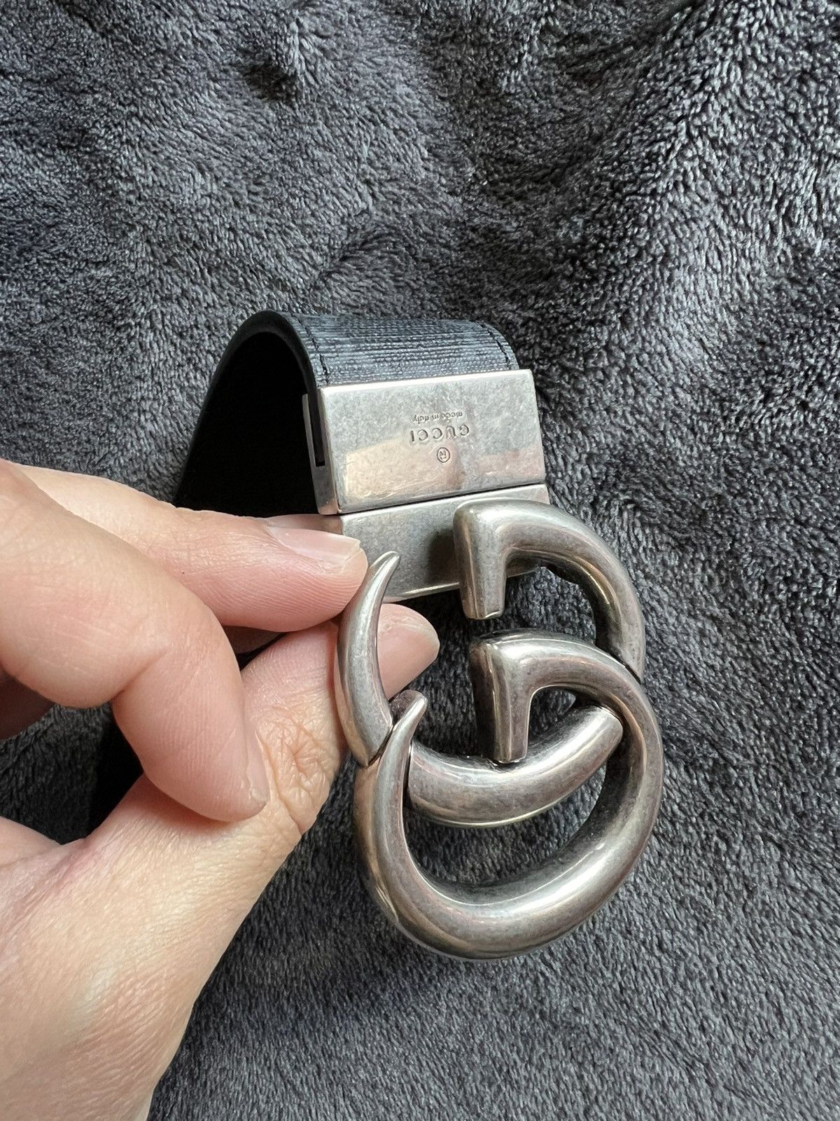 Gucci GUCCI GG MARMONT REVERSIBLE BELT Size 40 - 18 Thumbnail