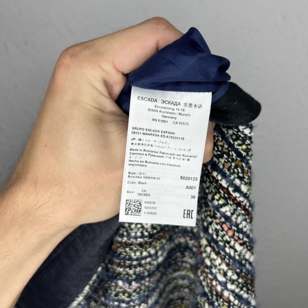 Designer × Escada Escada Tweed Wool Mini Skirt Multicolor Size 26" / US 2 / IT 38 - 8 Thumbnail