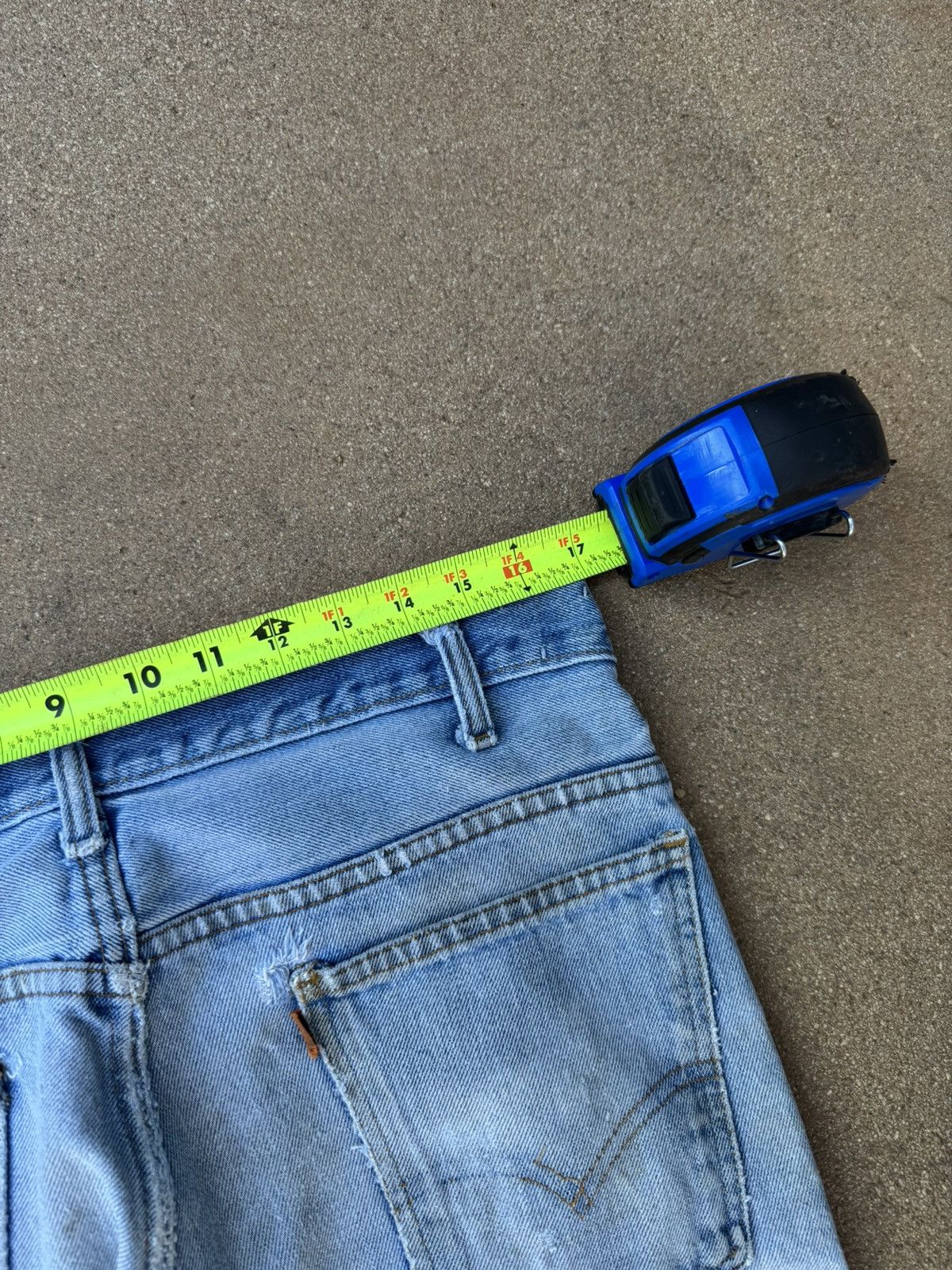 Levi's × Vintage Vtg 70’s Levi’s 684 Orange Tab Bellbottom Faded Jeans 34x31 Size US 34 / EU 50 - 9 Thumbnail