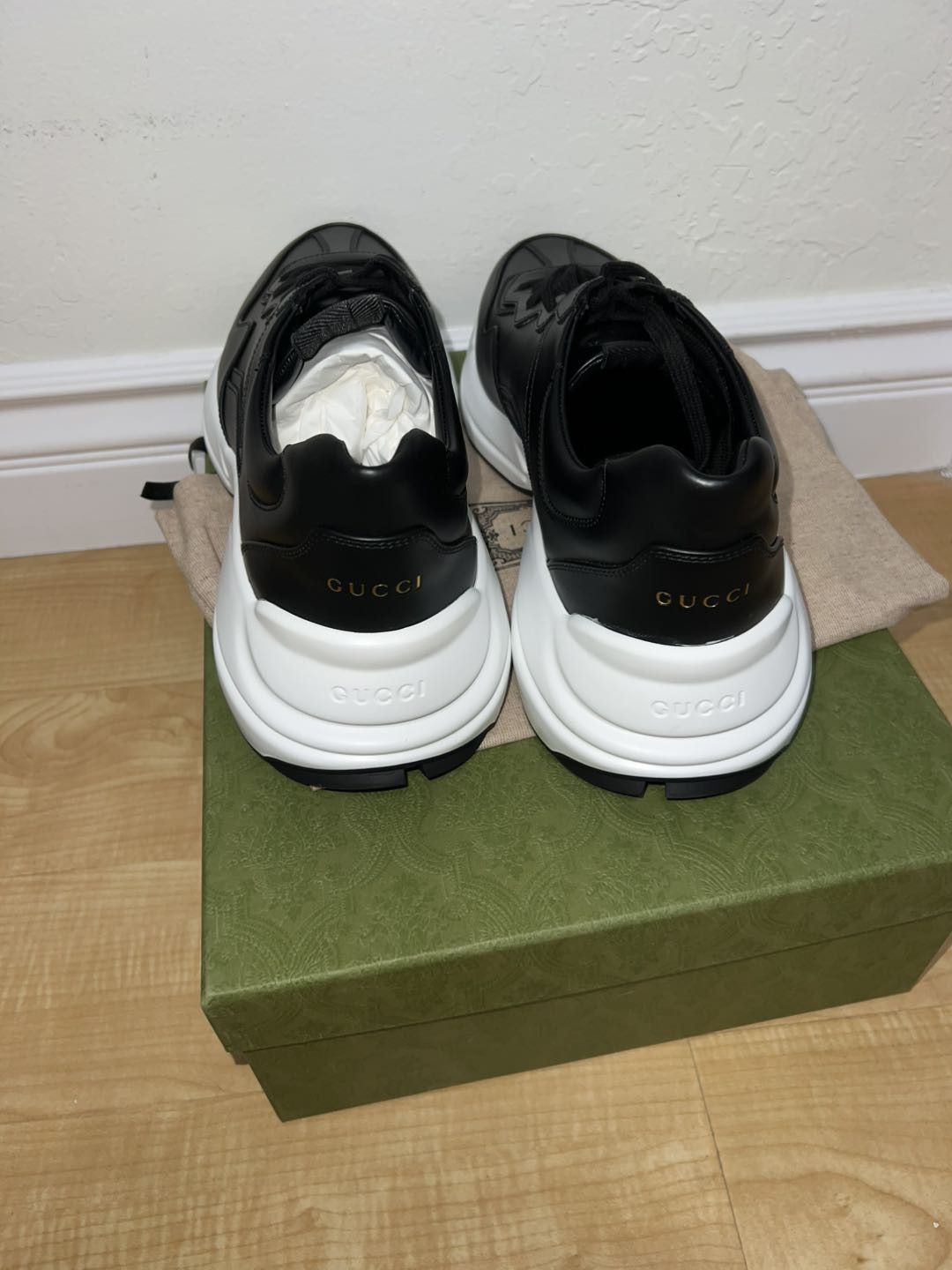 Gucci Gucci Rhyton 'Black White' 721750-0G2R0-1000 Size US 13 / EU 46 - 3 Thumbnail