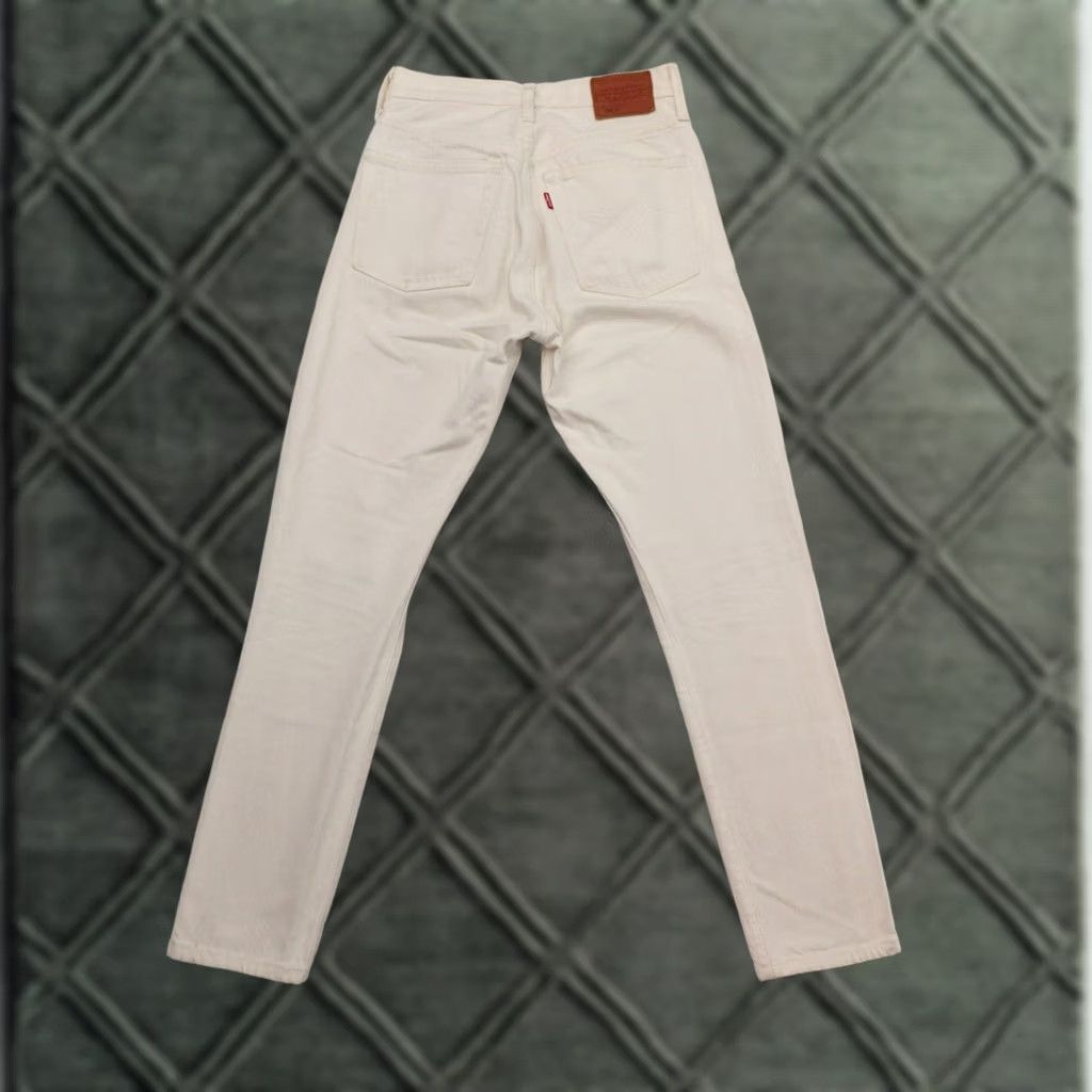 Levi's Levi's Premium 501 Jeans Womens 24 (24X28) White Cotton Denim 90s Size 42" / US 20 - 1 Thumbnail