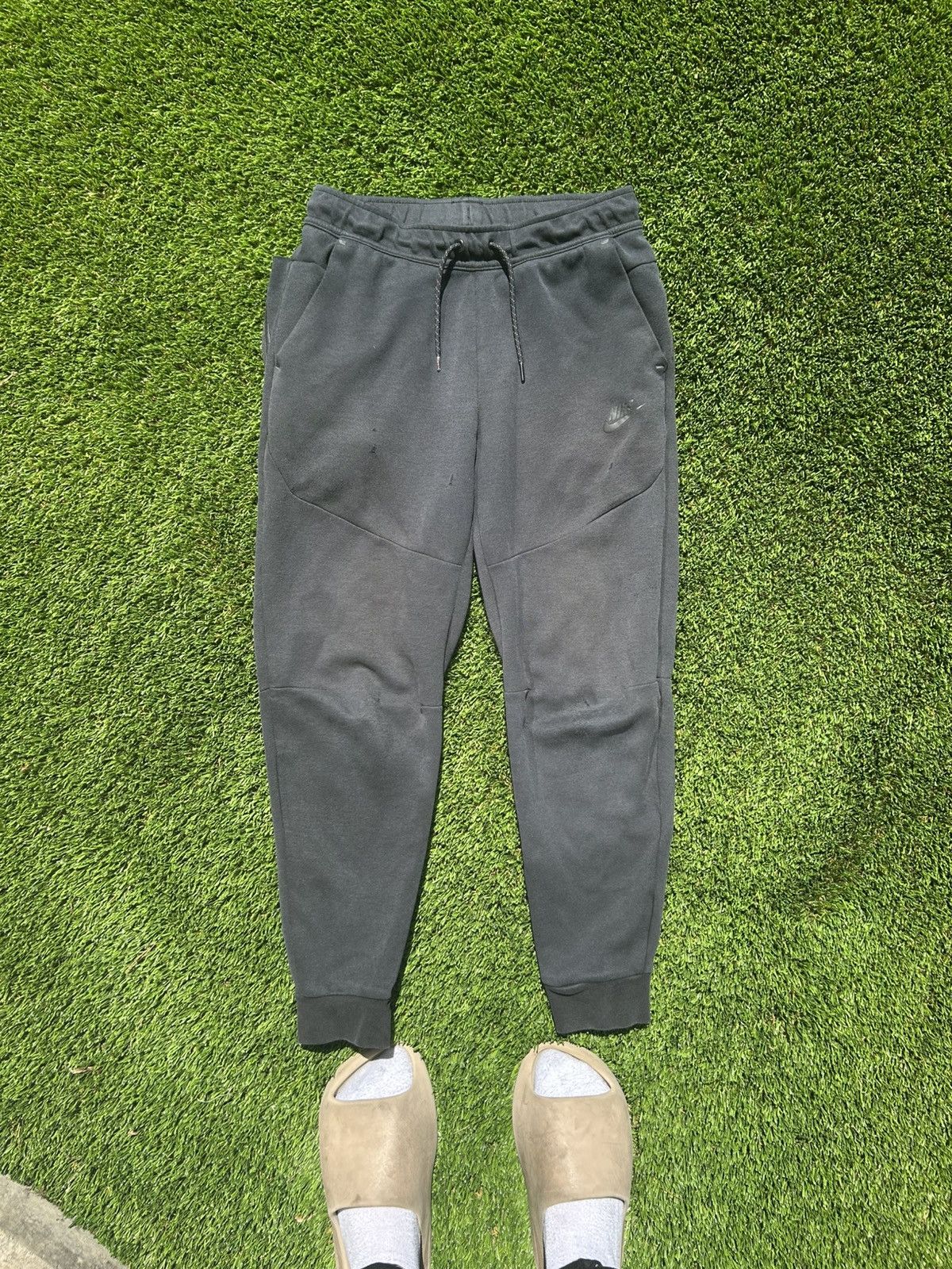 Nike Small black nike tech fleece pants Size US 29 - 1 Thumbnail