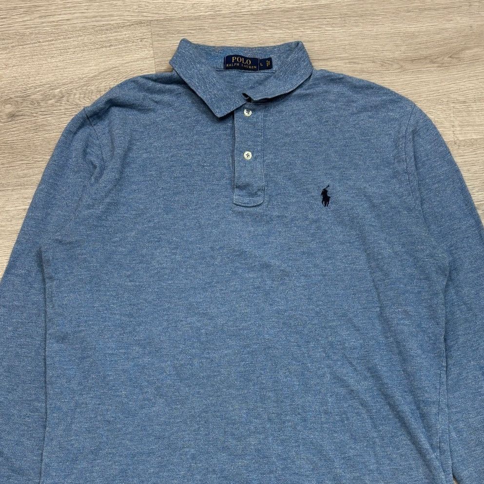 Polo Ralph Lauren Polo Ralph Lauren Rugby Long Sleeve Polo Shirt Men's Large Size US L / EU 52-54 / 3 - 2 Thumbnail