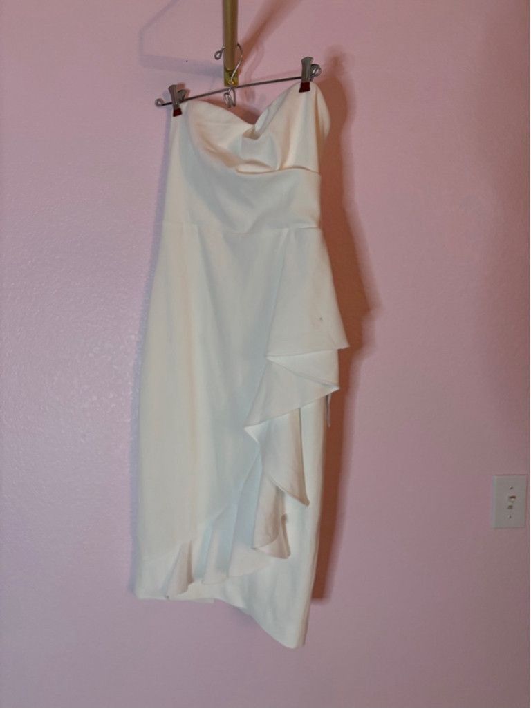 Dress the Population Women's The Reformation White Dress Size M Size M / US 6-8 / IT 42-44 - 1 Thumbnail