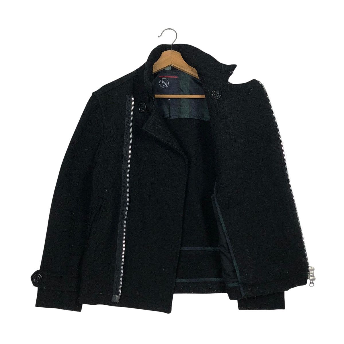 45rpm 🔥VINTAGE ZIPPER CROPPED JACKET ASYMMETRICAL STYLE CIAOPANIC Size US M / EU 48-50 / 2 - 15 Thumbnail