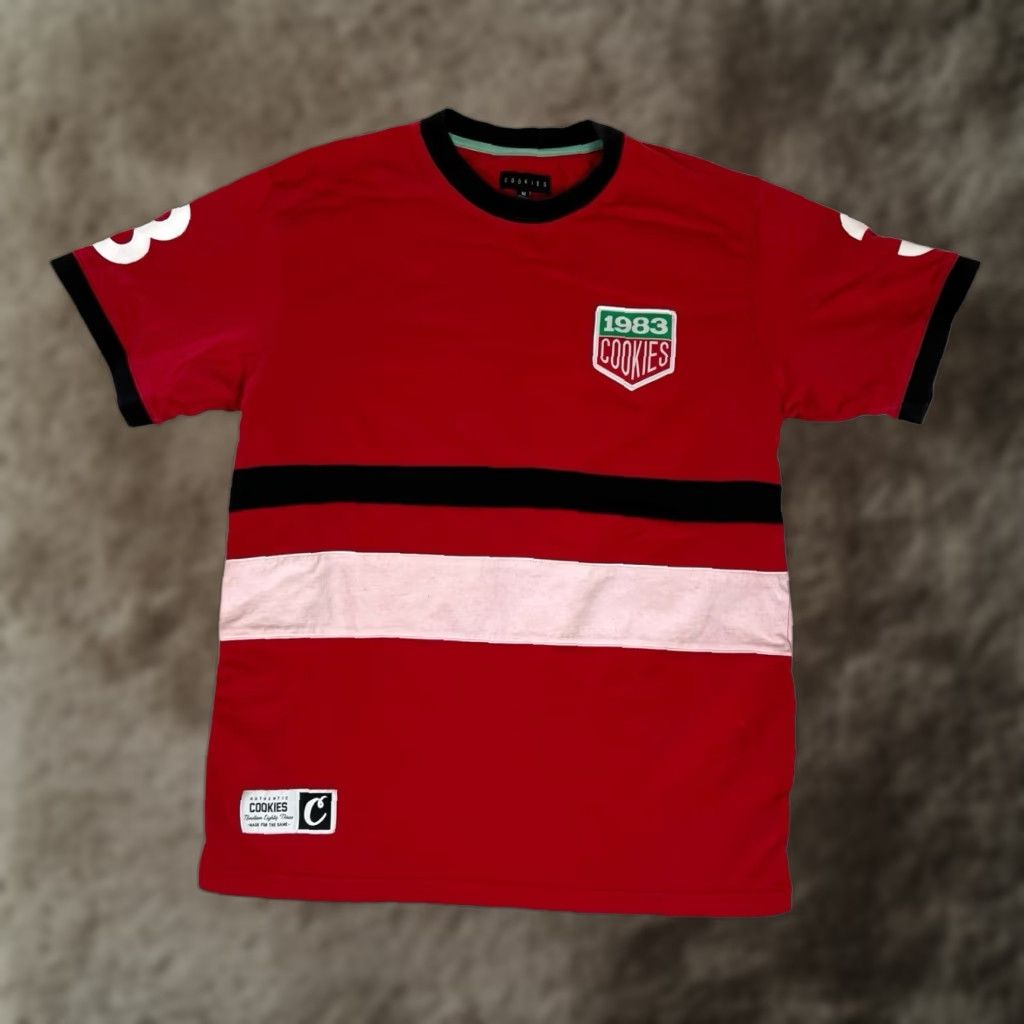 Doublet Cookies SF T-Shirt Med Red Double-Sided Embroidery Classic 90s Band Men Short Sleeve Size US M / EU 48-50 / 2 - 1 Thumbnail