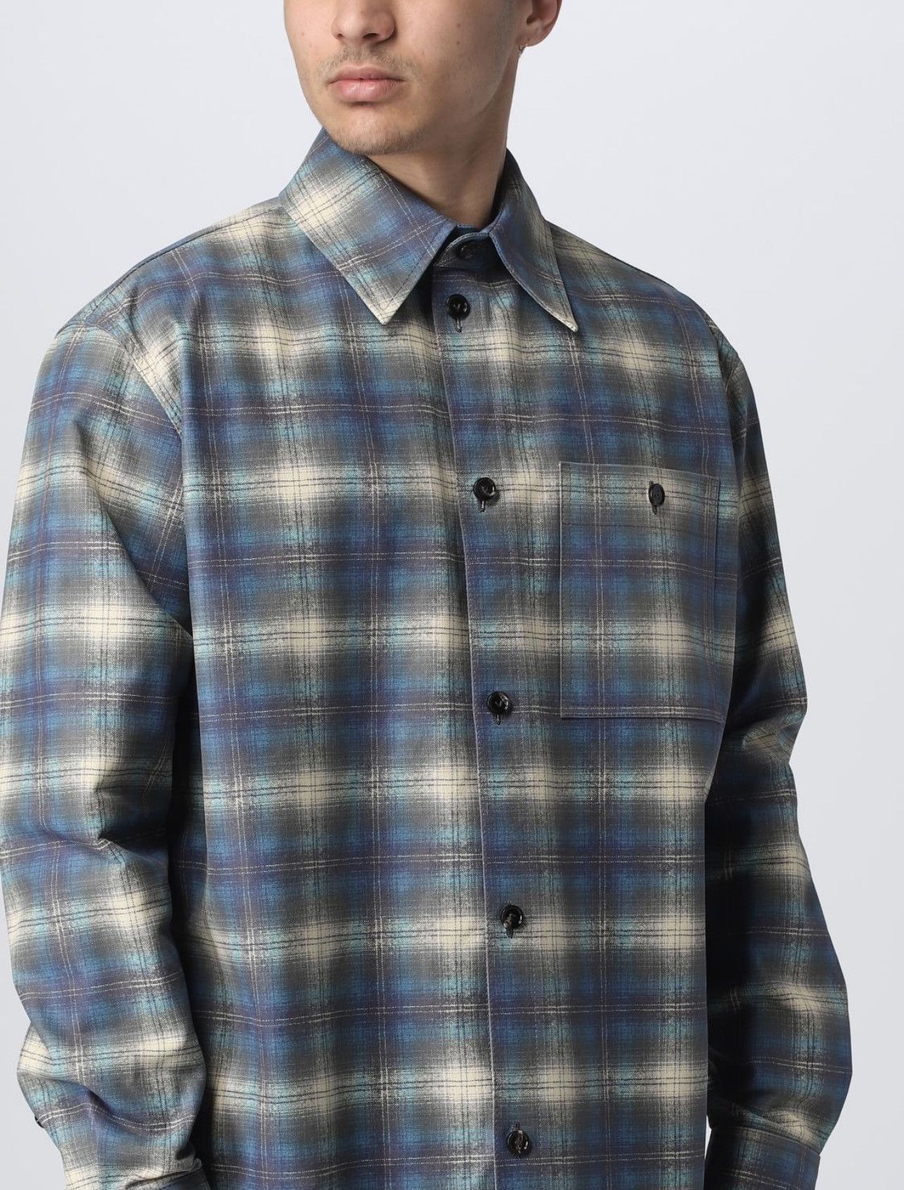 Bottega Veneta Bottega Veneta Leather Shirt size 50/us size 40 Size US M / EU 48-50 / 2 - 8 Thumbnail