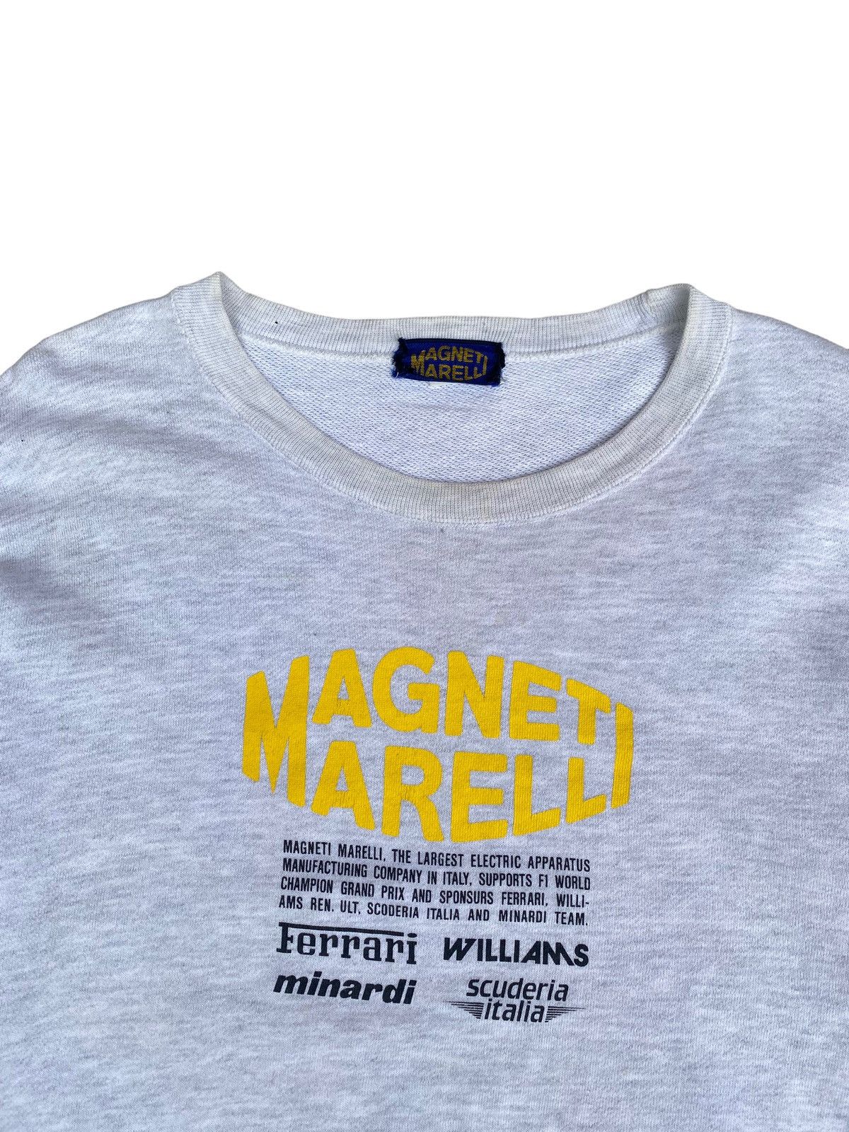 Ferrari × Sports Specialties Vintage Magneti Marelli Ferrari Sweatshirt. #B9 Size US XL / EU 56 / 4 - 3 Thumbnail