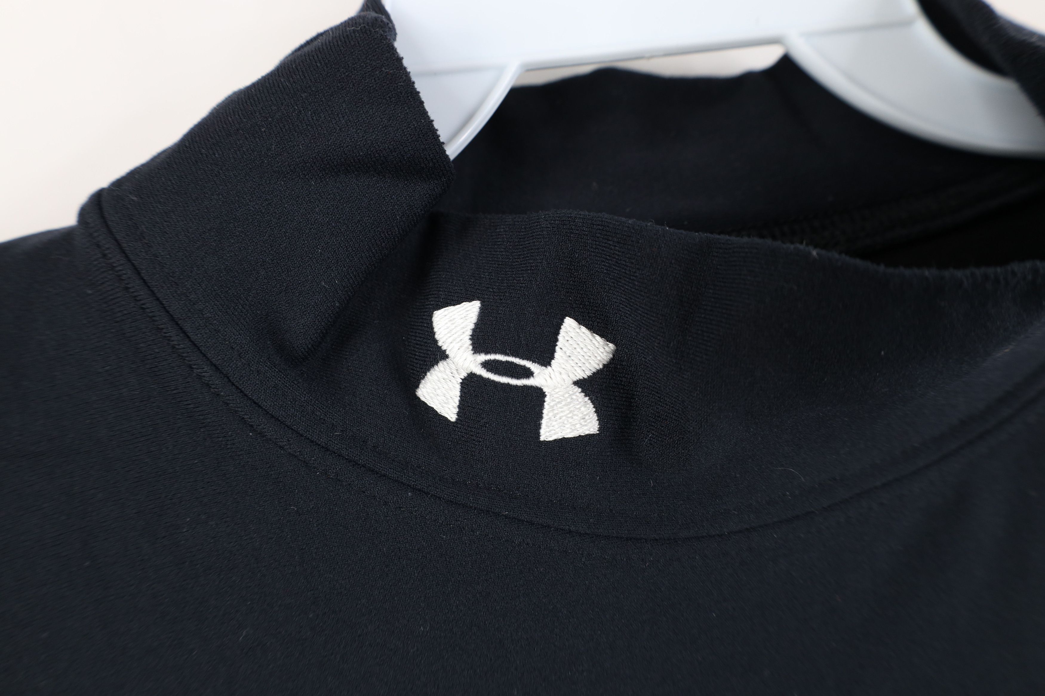 Under Armour Vintage Y2K Under Armour Mock Neck Training T-Shirt Size US XL / EU 56 / 4 - 4 Thumbnail