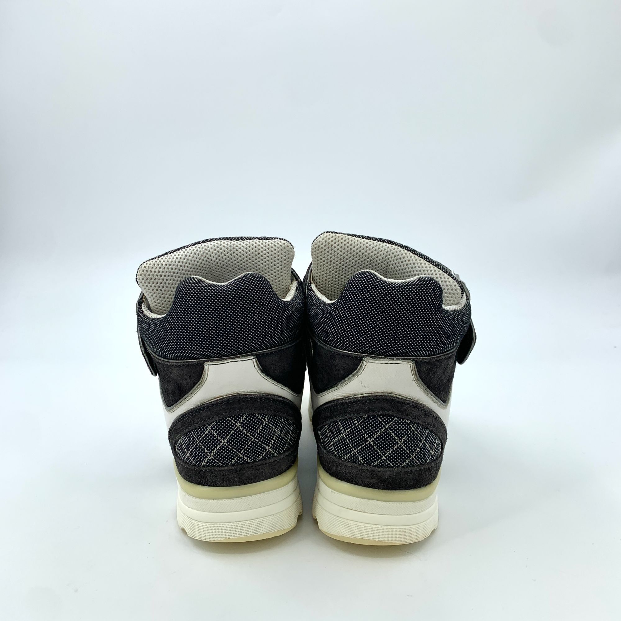 Chanel Chanel Colorblock Woven Lace-Up High-Top Sneakers (Size 36) Size US 6 / IT 36 - 6 Thumbnail