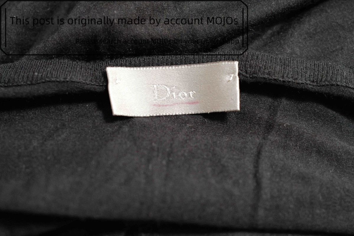 Dior Sz M Dior Homme 06AW Henry Neck L/S Black Tee mojos1313 Size US M / EU 48-50 / 2 - 3 Thumbnail