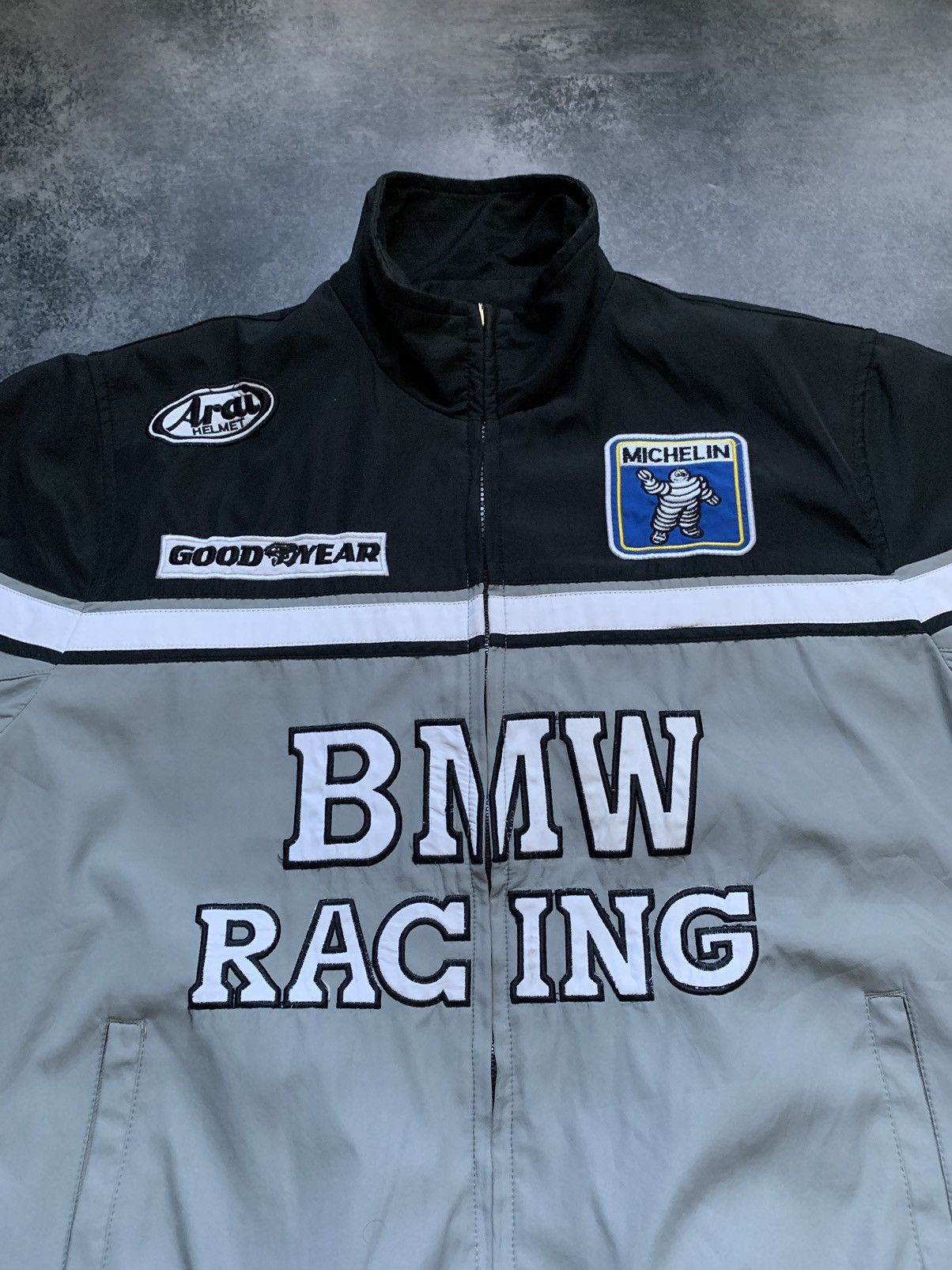 BMW × Vintage BMW RACING Bomber Jacket Michelin 2-Sided Size US M / EU 48-50 / 2 - 4 Thumbnail