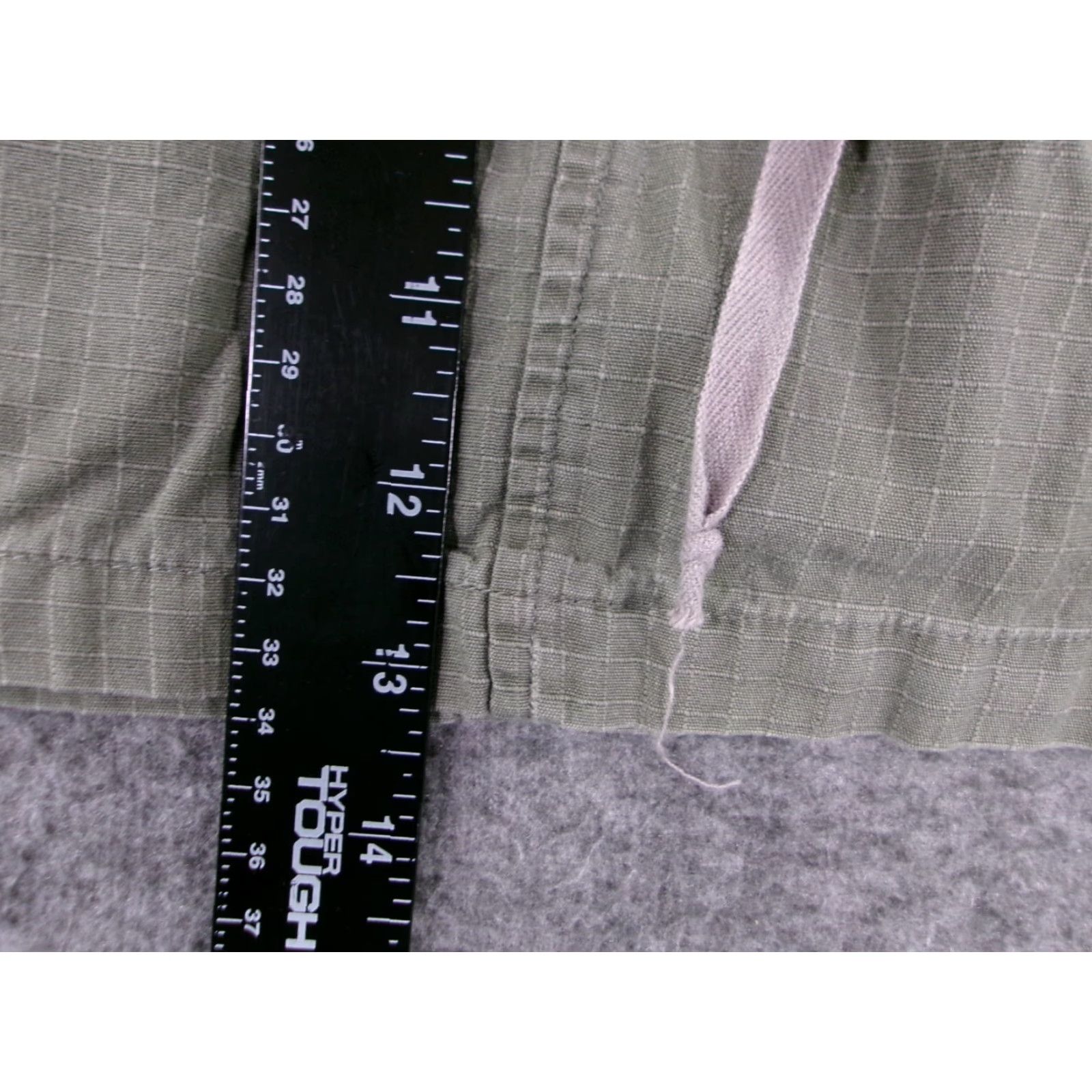 Vintage Vounique Jeans Skirt Women 1 Green Causal Army Grunge Rip Stop Utility Pocket Size 25" / US 0 / IT 36 - 6 Thumbnail