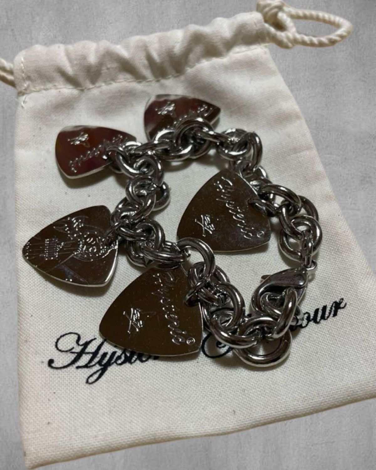 Hysteric Glamour Guitar Pick Bracelet | Grailed