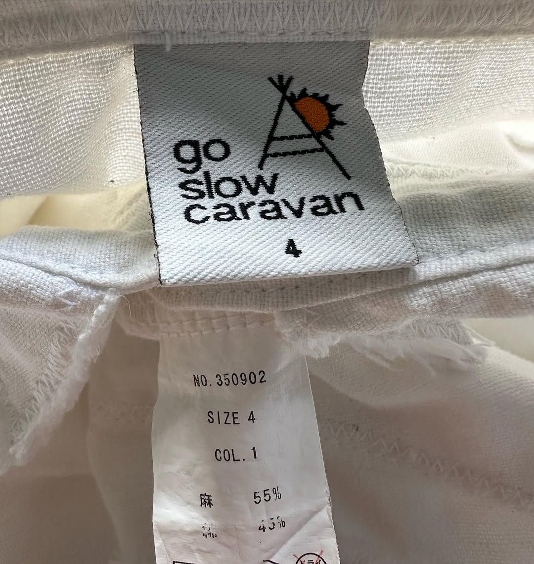 go slow caravan G0 SL0W CARAVAN Crazy Linen Denim Native Wide Shirt Size US L / EU 52-54 / 3 - 7 Thumbnail