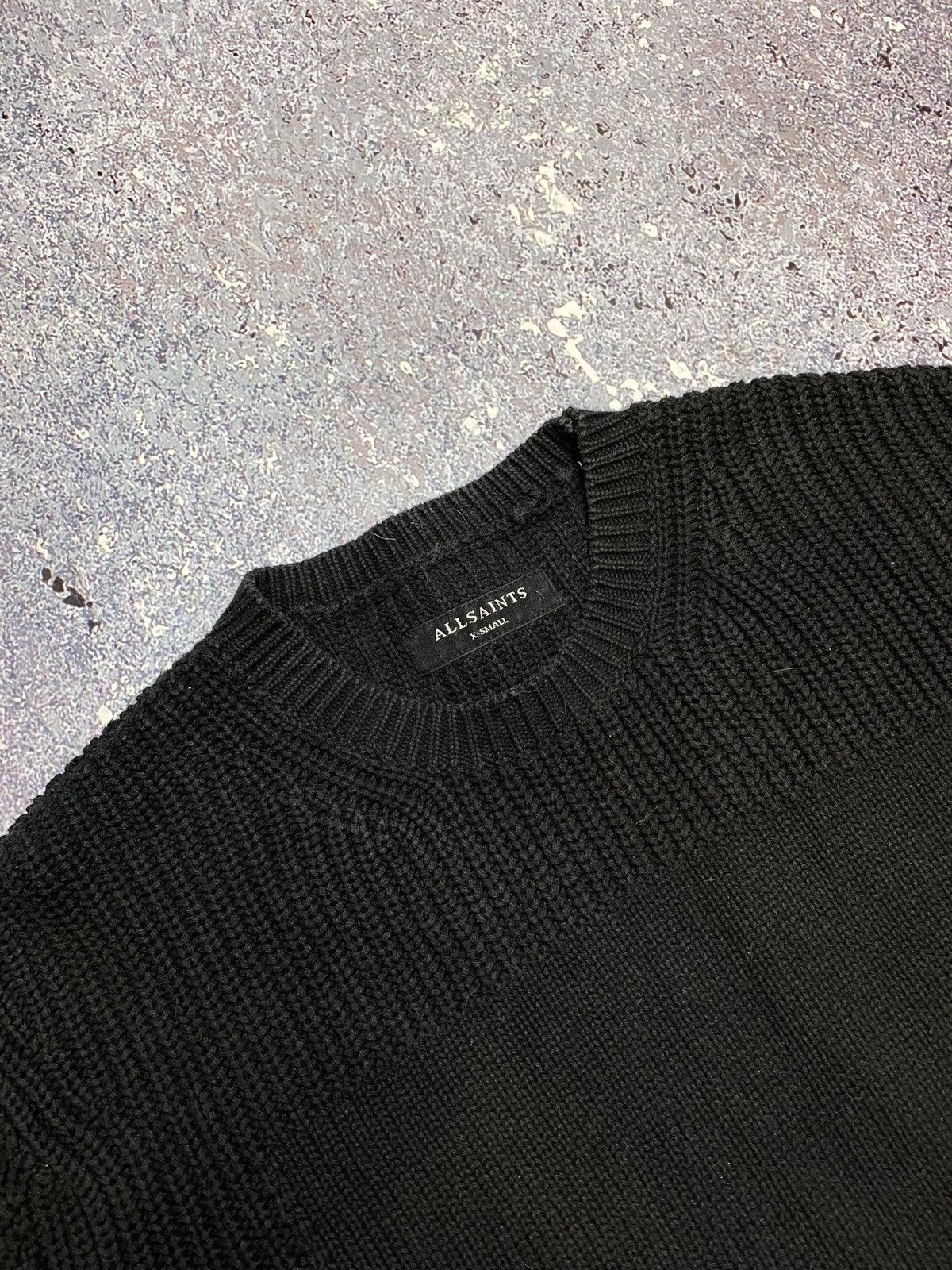 Allsaints × Vintage 💥OPIUM ALLSAINTS BLACK SWEATER BALENCIAGA STYLE Size US XS / EU 42 / 0 - 7 Thumbnail