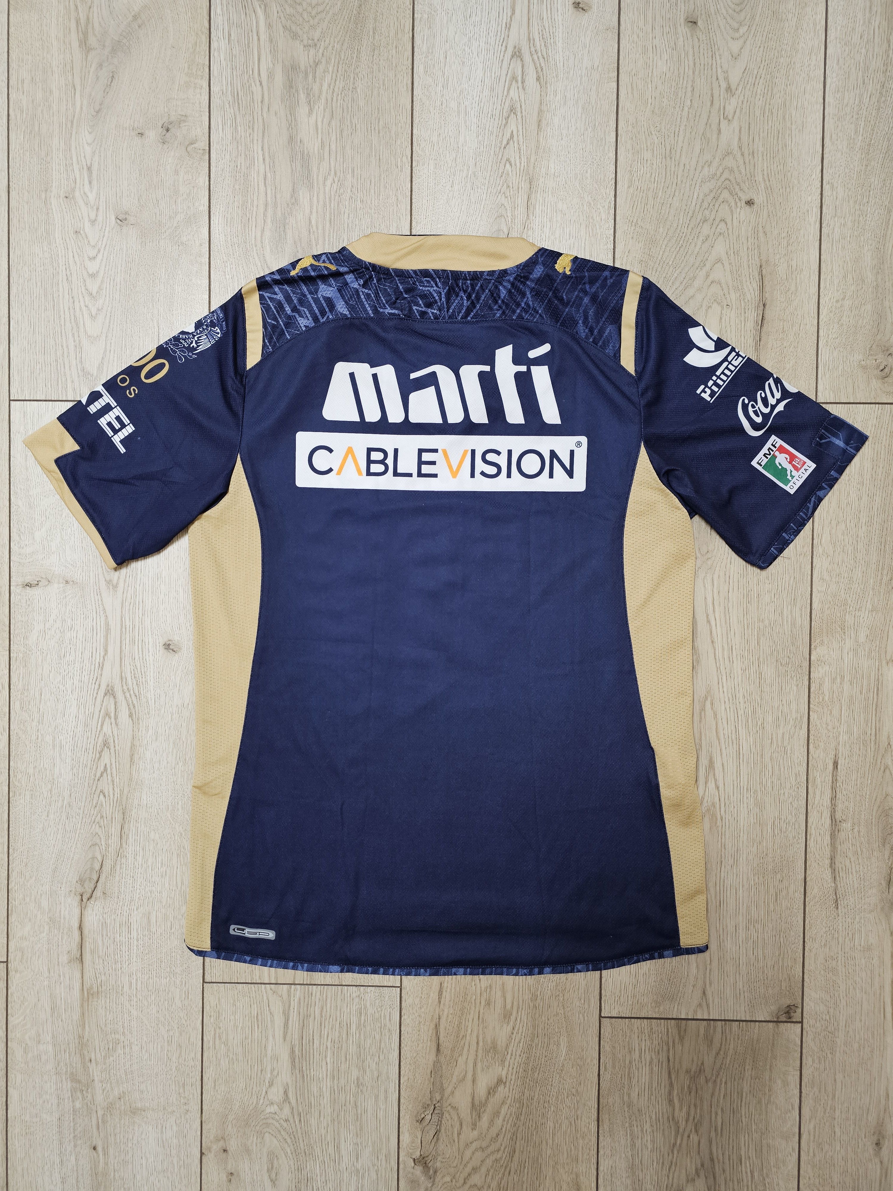 Puma PUMAS UNAM 2009 2010 AWAY FOOTBALL MEXICO SOCCER JERSEY Size US S / EU 44-46 / 1 - 2 Thumbnail