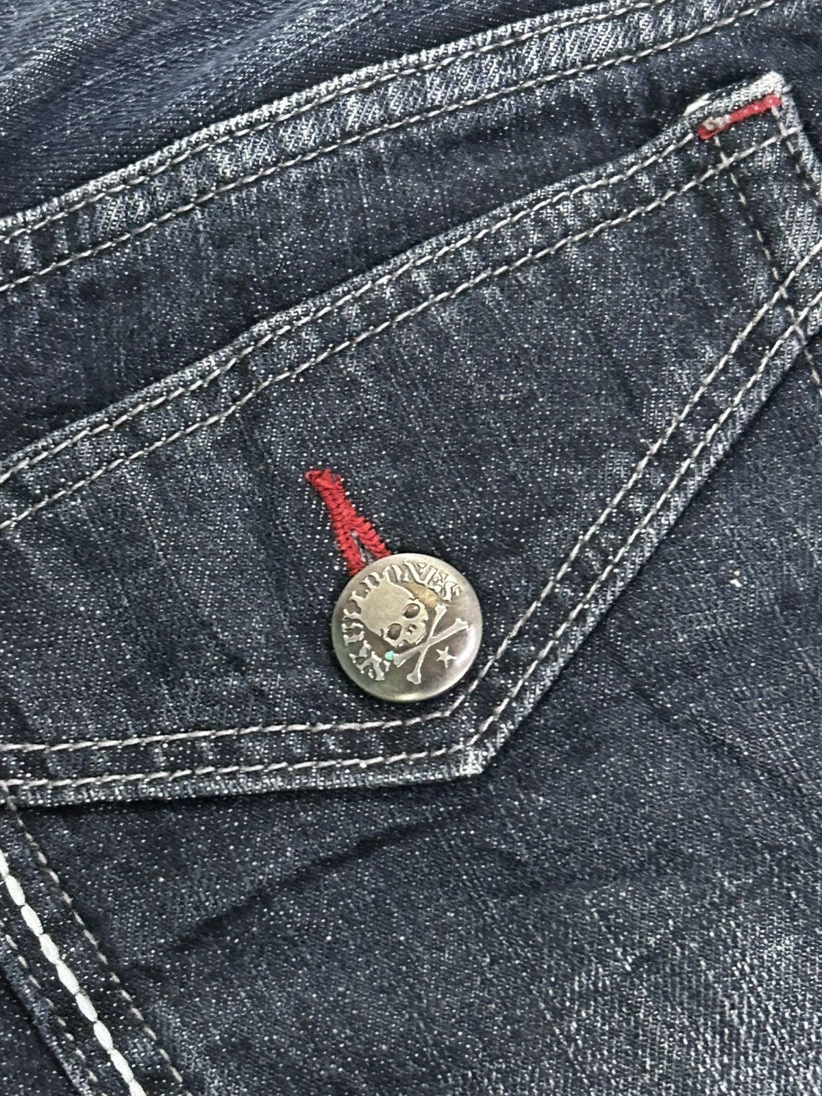 Japanese Brand Jack Serika Japanese Grunge Cracked Washed Crazy Streak Fade Size US 34 / EU 50 - 21 Thumbnail
