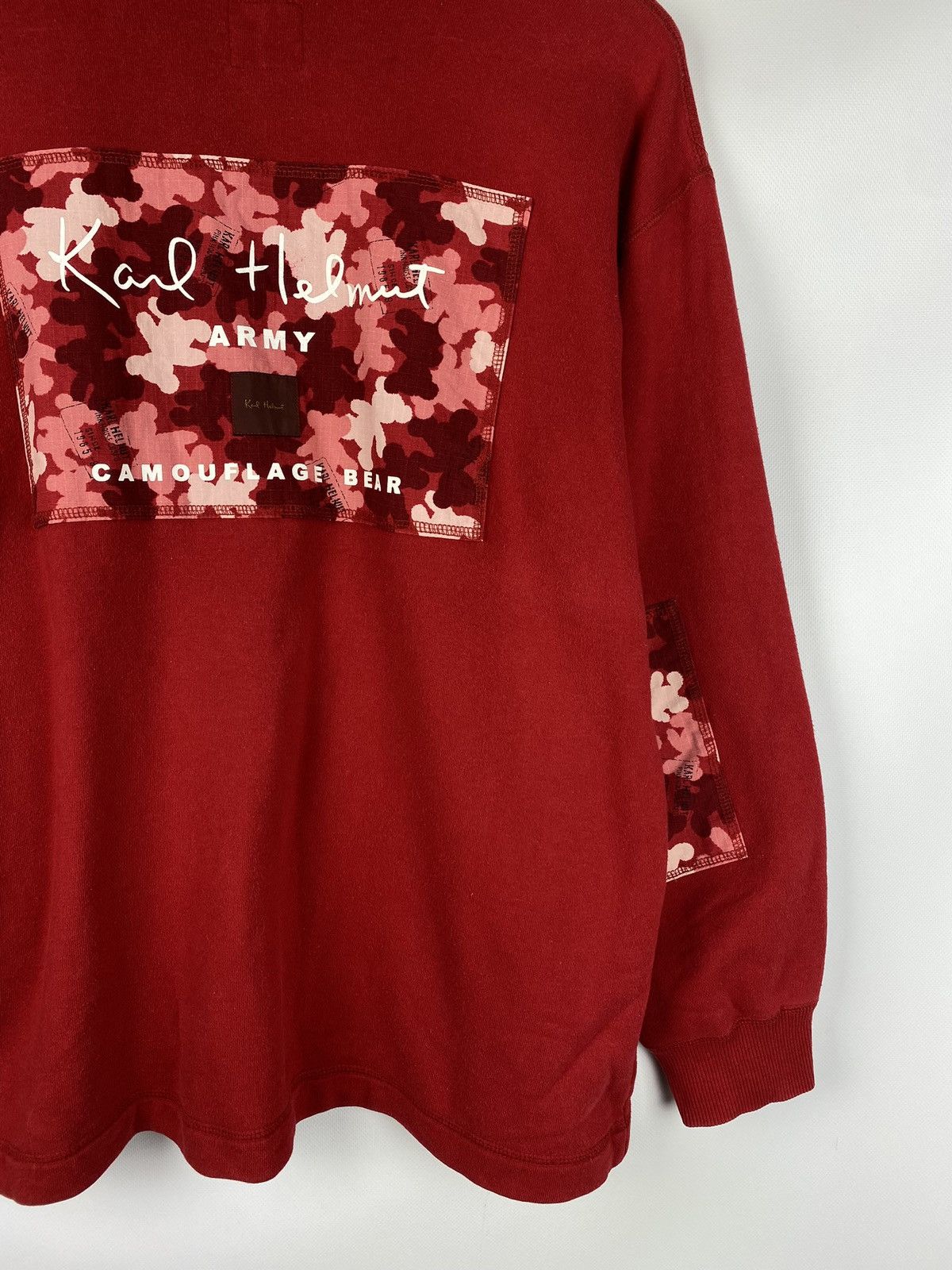 Japanese Brand × Karl Helmut Karl Helmut Pink House Bear Logo men’s sweatshirt Japan Size US M / EU 48-50 / 2 - 18 Thumbnail