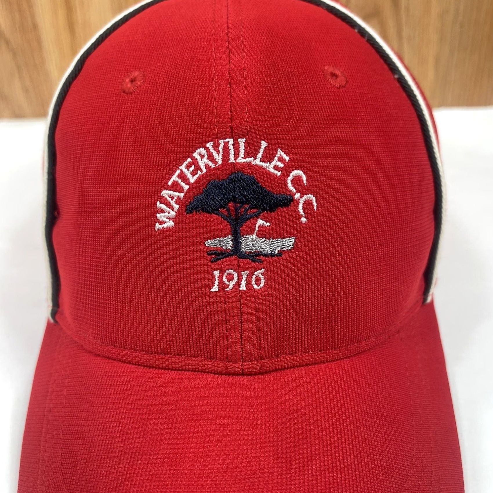 Vintage Ahead Hat Adults Red Classic Cut Adjustable Baseball Cap Size ONE SIZE - 3 Thumbnail