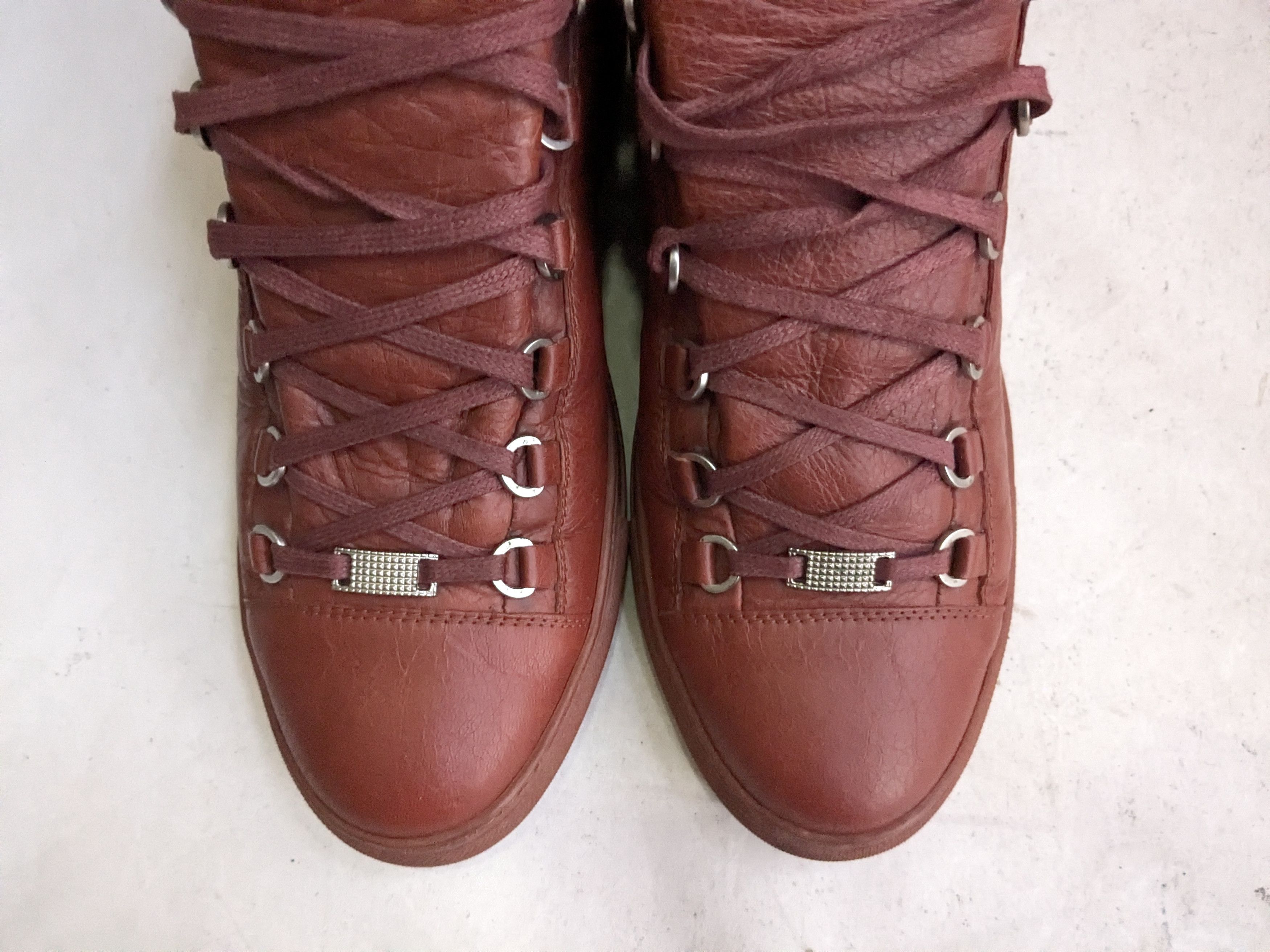 Balenciaga Balenciaga Arena Brown 11 High Tops Leather Size US 11 / EU 44 - 3 Thumbnail
