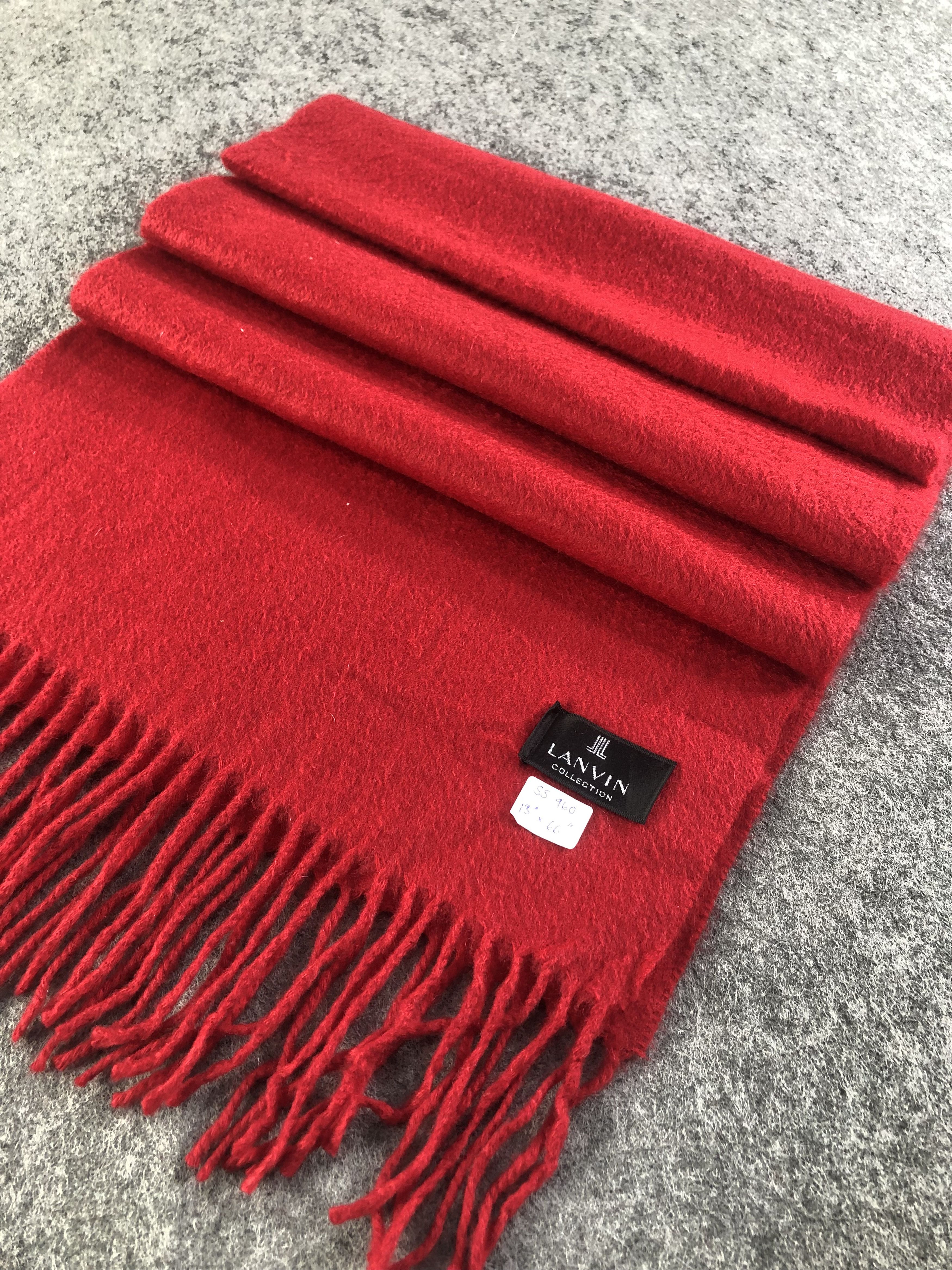 Lanvin Lanvin Cashmere Scarf / Muffler / Neckwear Size ONE SIZE - 2 Thumbnail